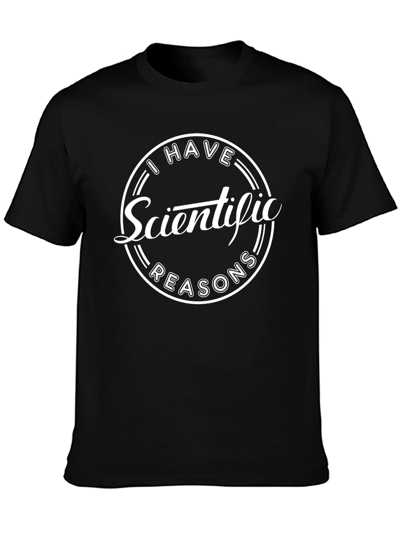Scientific Reasons Graphic T-Shirt - Black