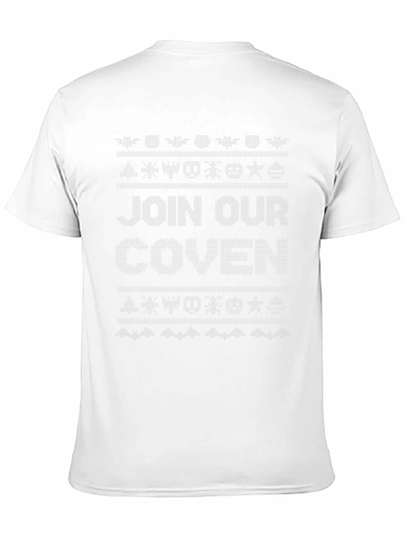 Join Our Coven Knit Style Black T-Shirt