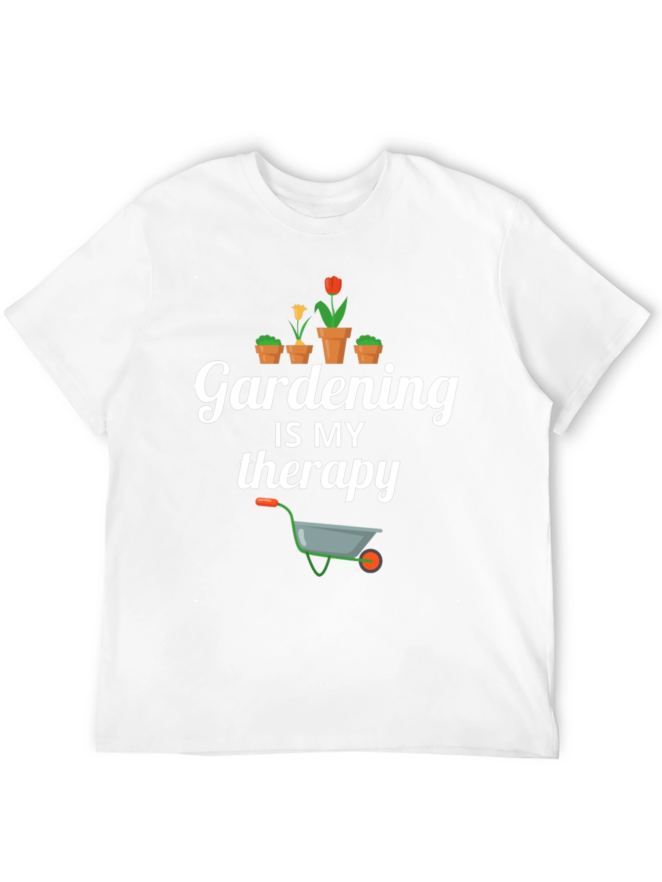 Gardening is My Therapy Graphic T-Shirt