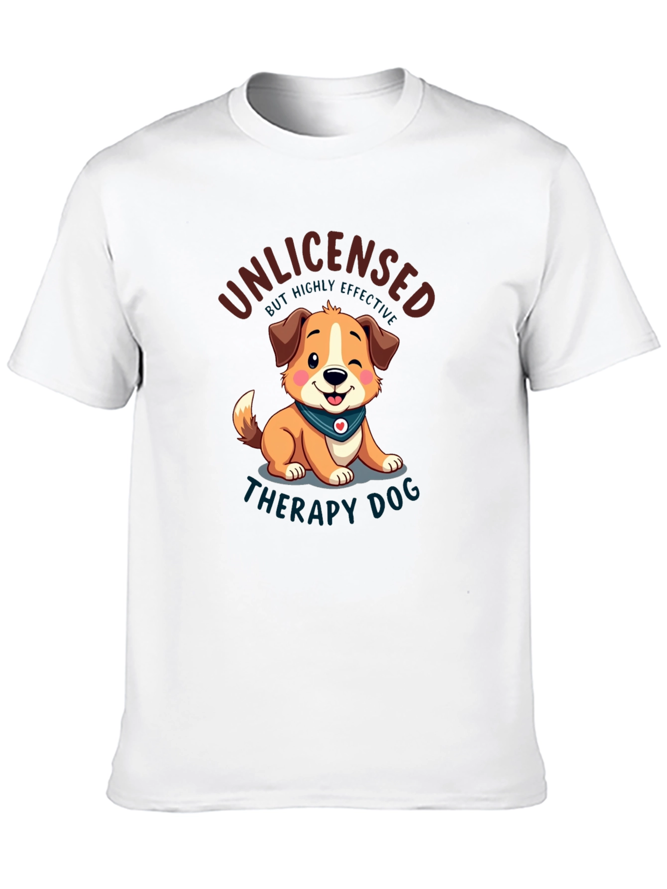 Unlicensed Therapy Dog Graphic Tee