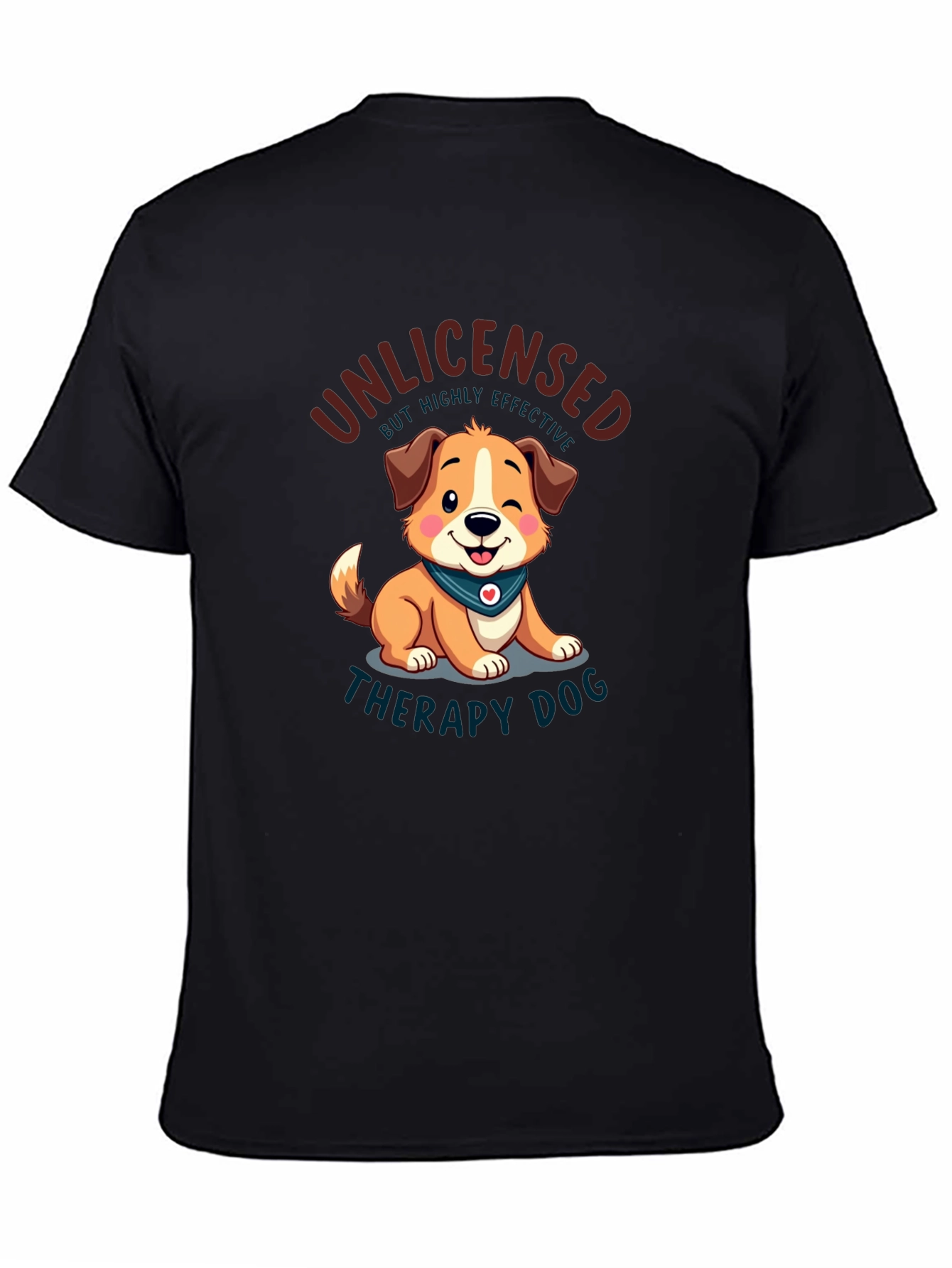 Unlicensed Therapy Dog Graphic Tee