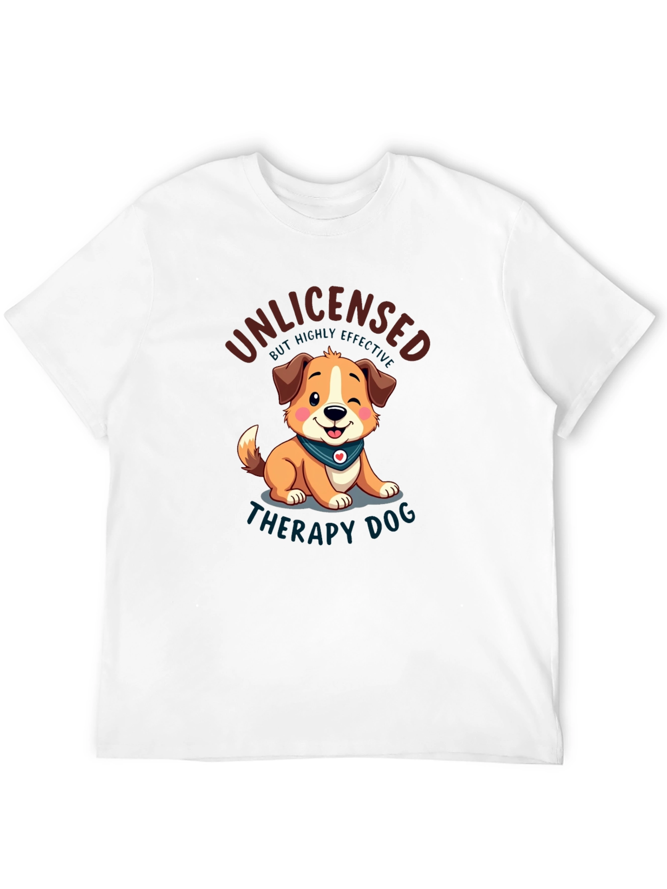 Unlicensed Therapy Dog Graphic Tee