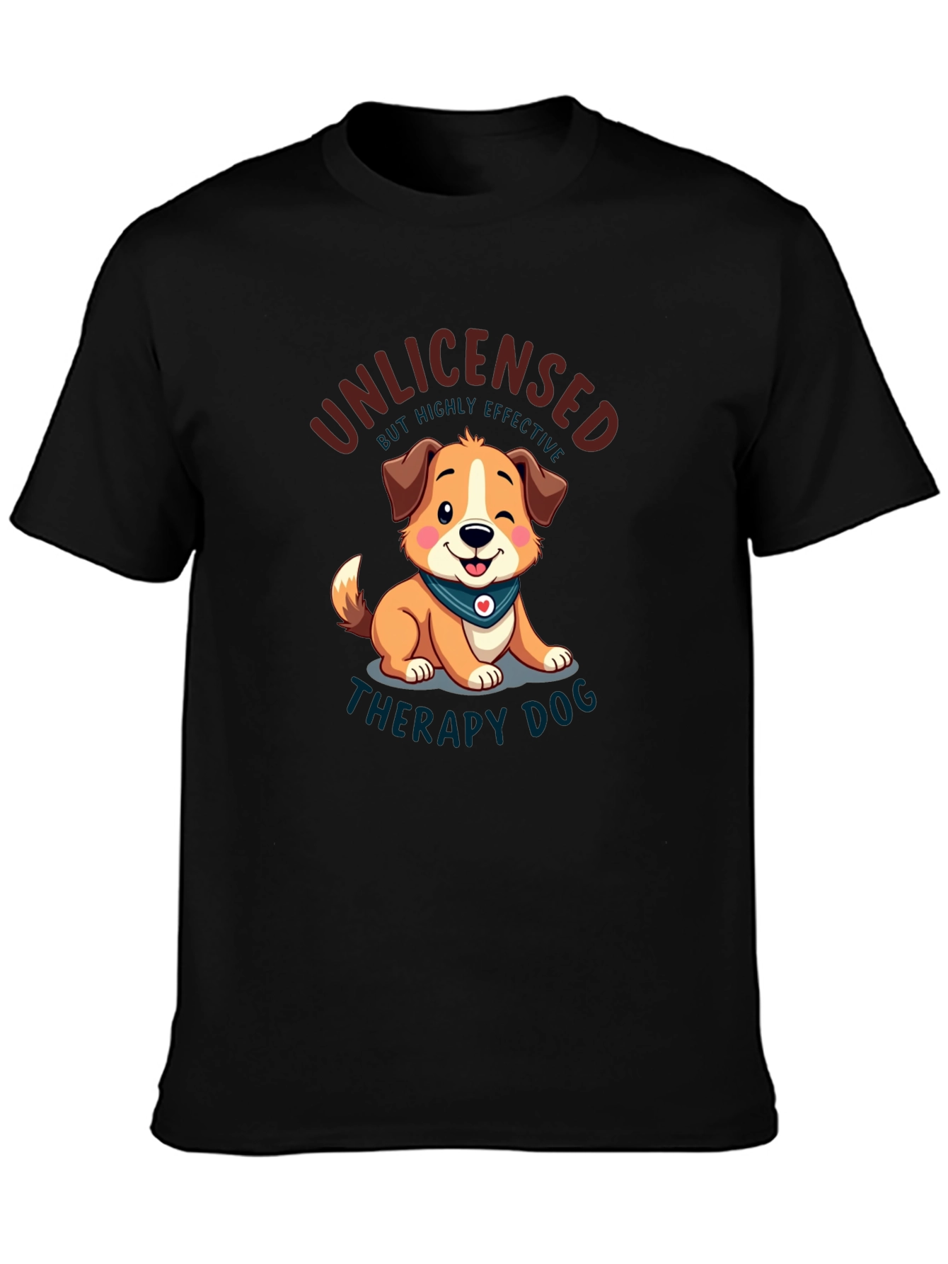 Unlicensed Therapy Dog Graphic Tee