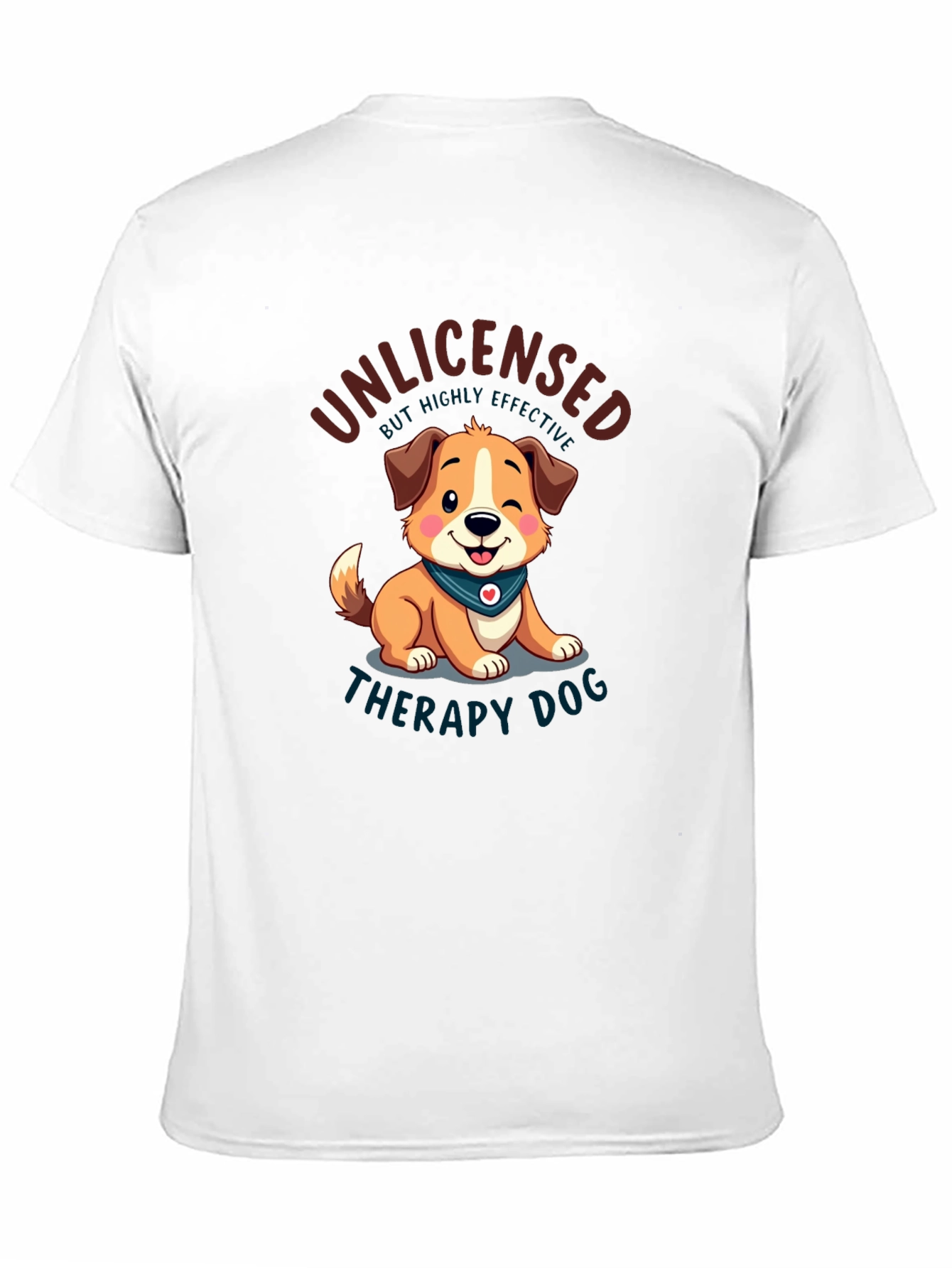 Unlicensed Therapy Dog Graphic Tee