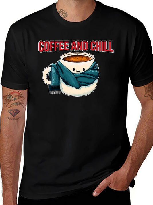 Coffee and Chill Graphic Tee - Cozy Comfort