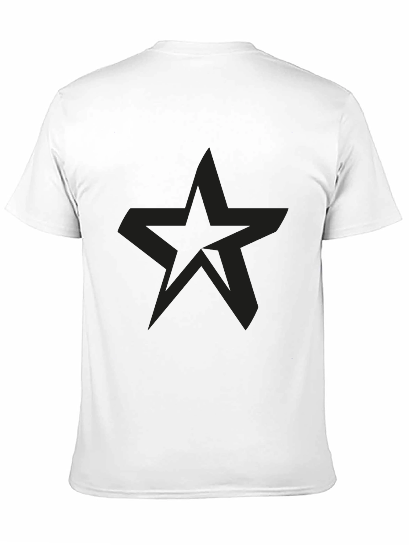 Black Star Graphic Mens T-Shirt