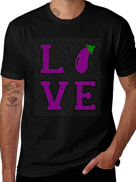 Eggplant Love Graphic T-Shirt