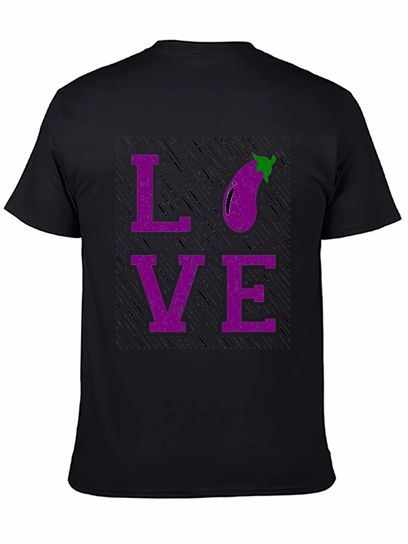 Eggplant Love Graphic T-Shirt