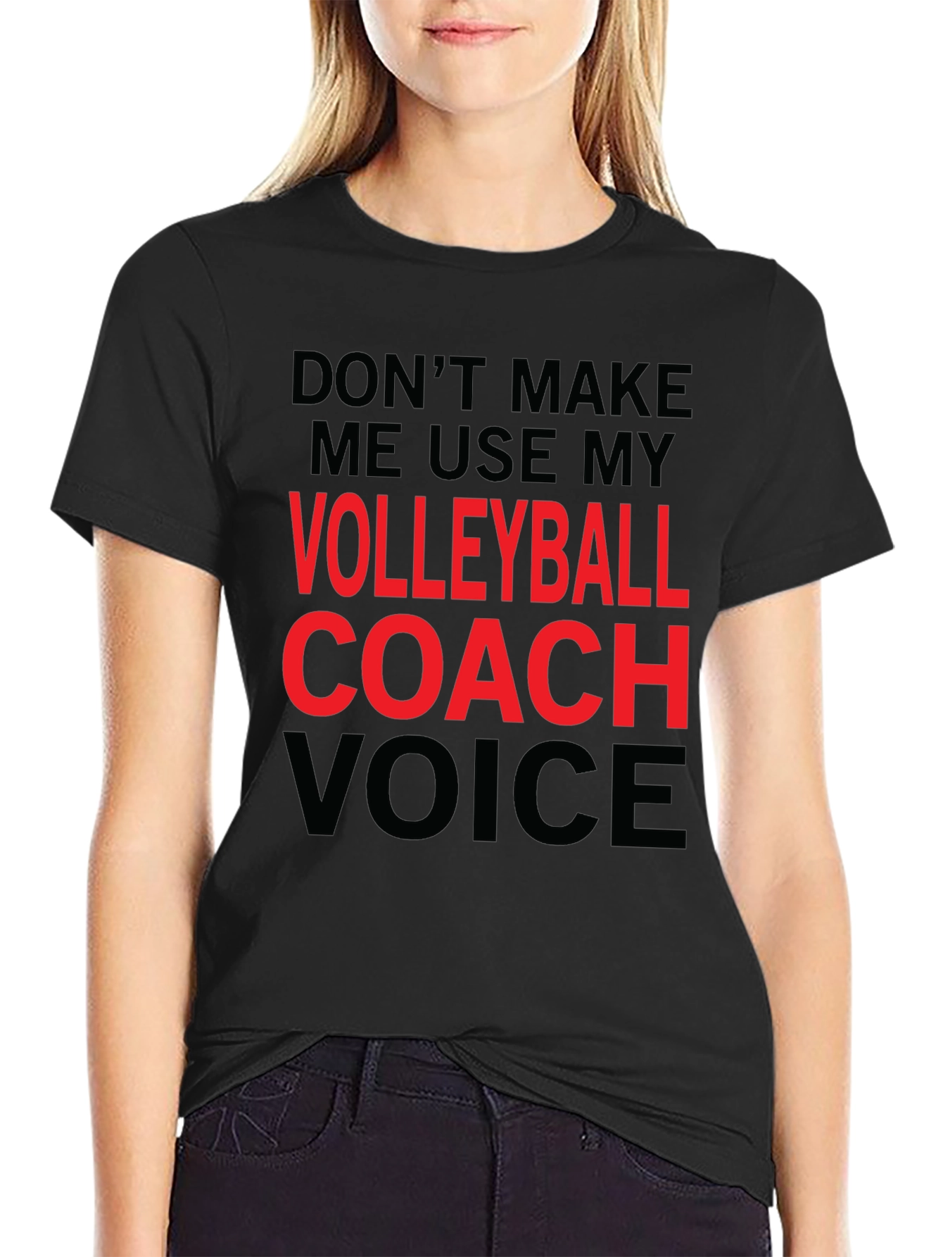Volleyball Coach Voice T-Shirt - Funny Graphic Tee