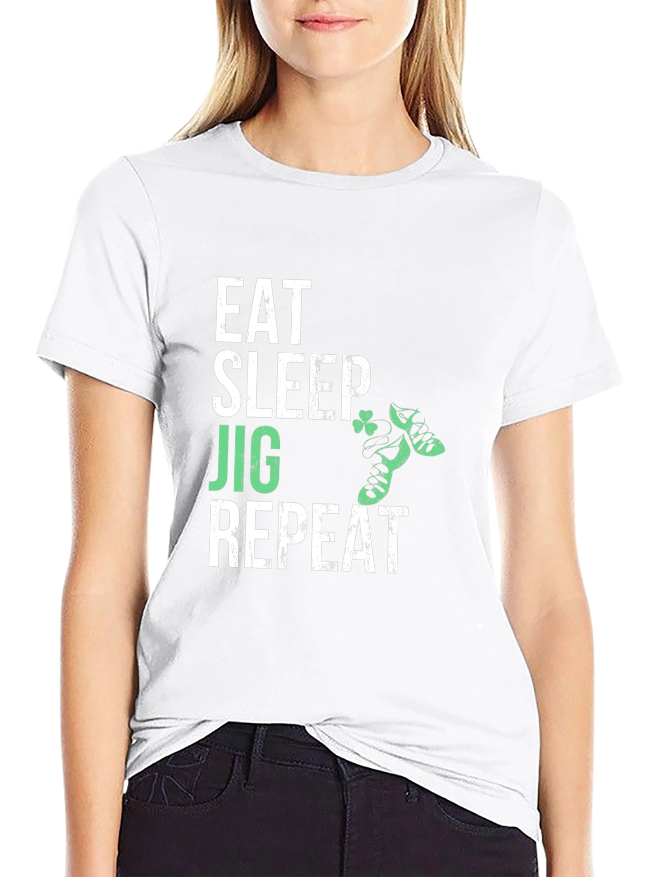 Eat Sleep Jig Repeat Irish Dance T-Shirt