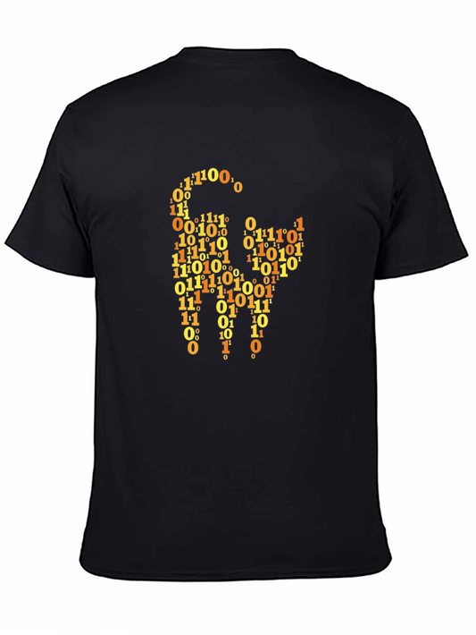 Binary Code Cat T-Shirt