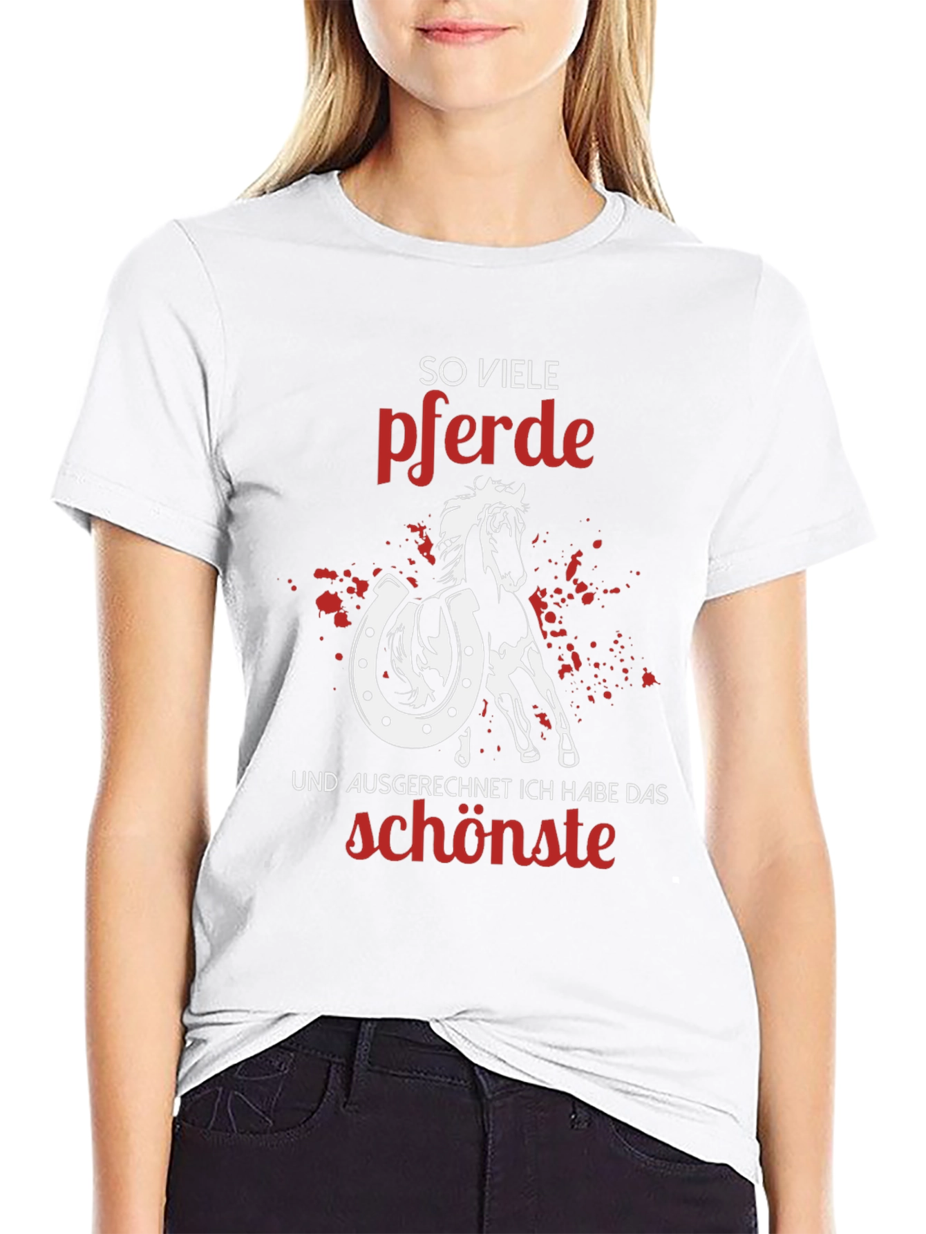 Horse Lover T-Shirt: So Viele Pferde Schönste