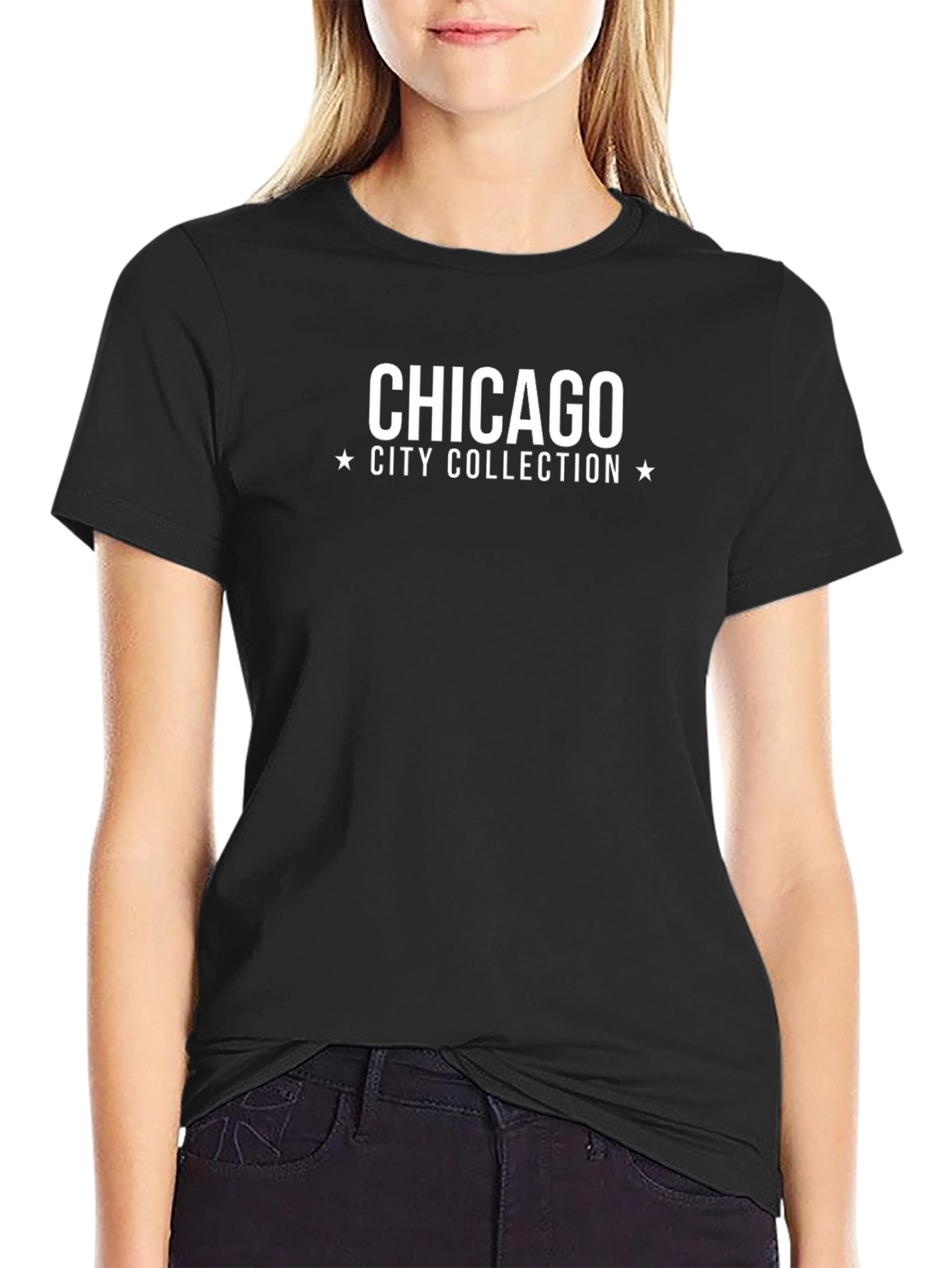 Chicago City Collection Black T-Shirt