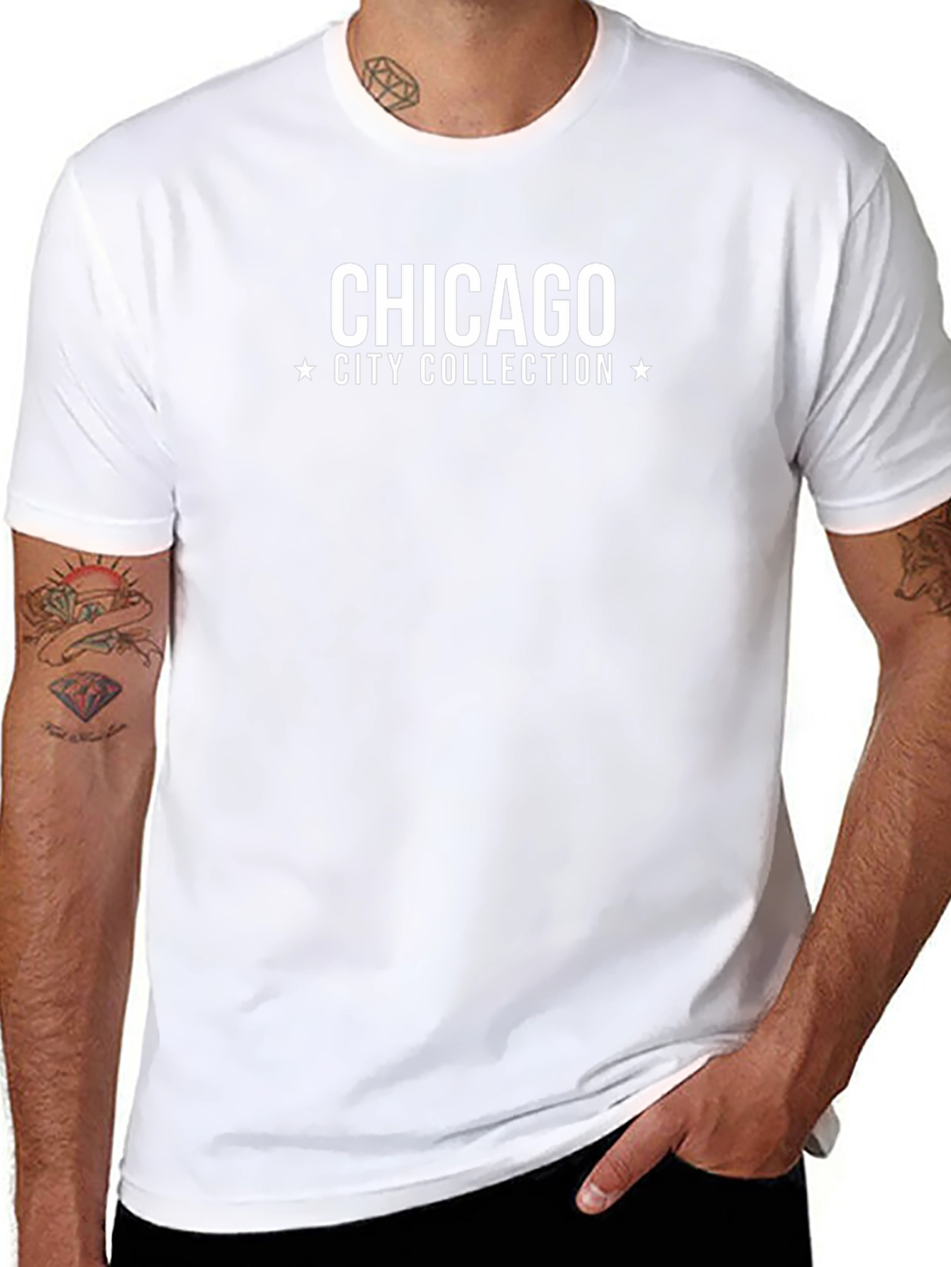 Chicago City Collection Black T-Shirt