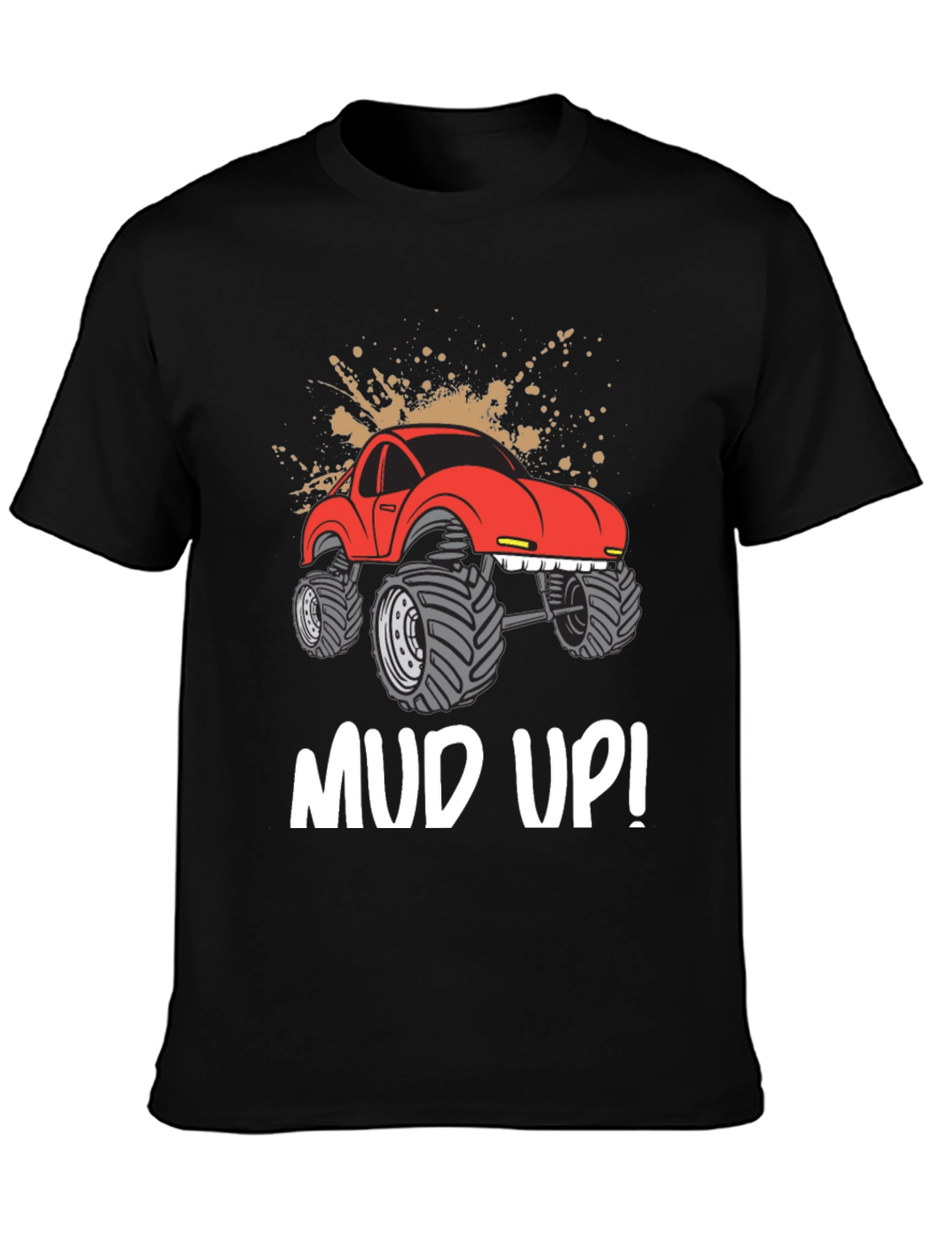 Mud Up! Monster Truck Graphic Tee