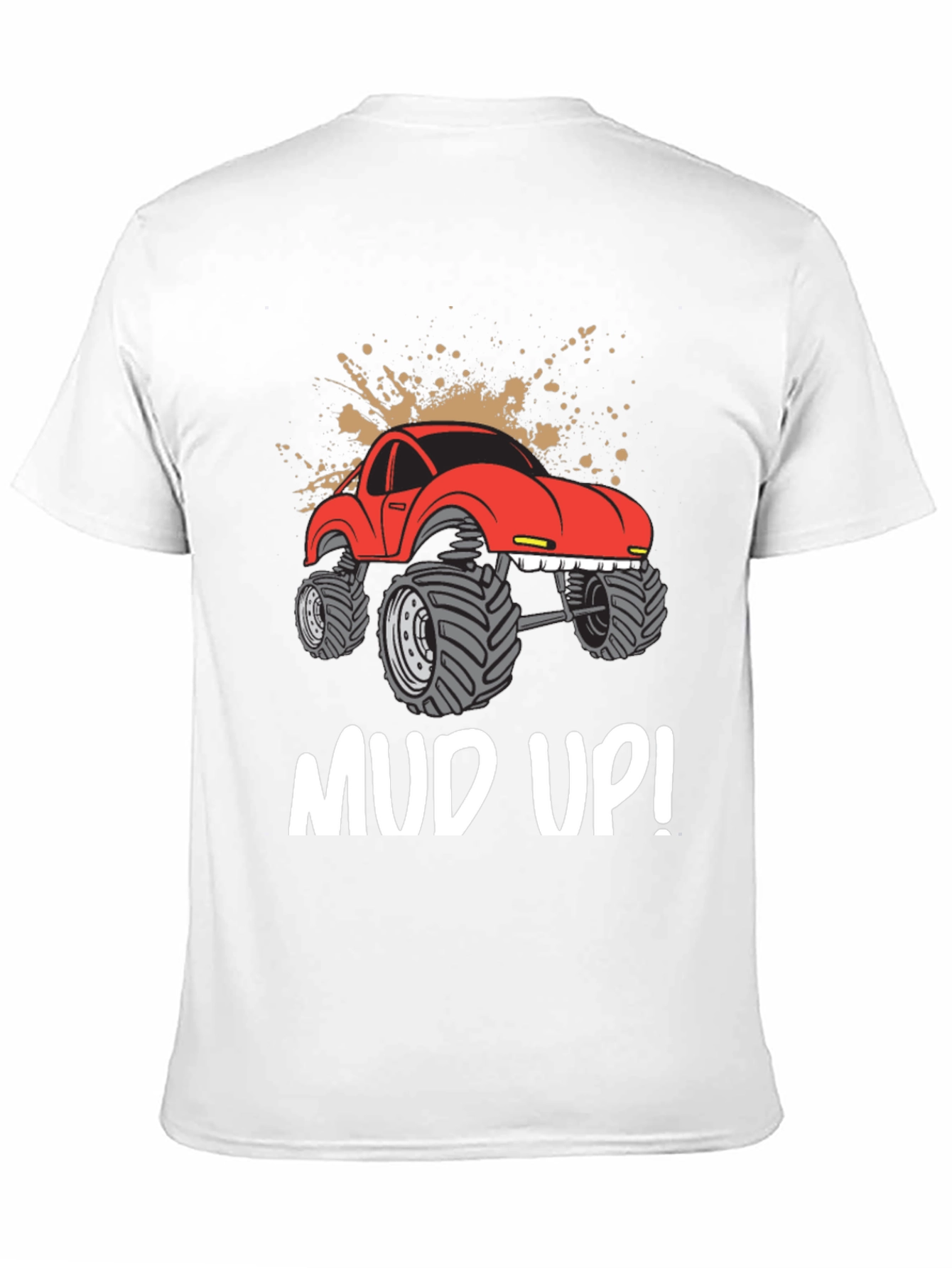 Mud Up! Monster Truck Graphic Tee