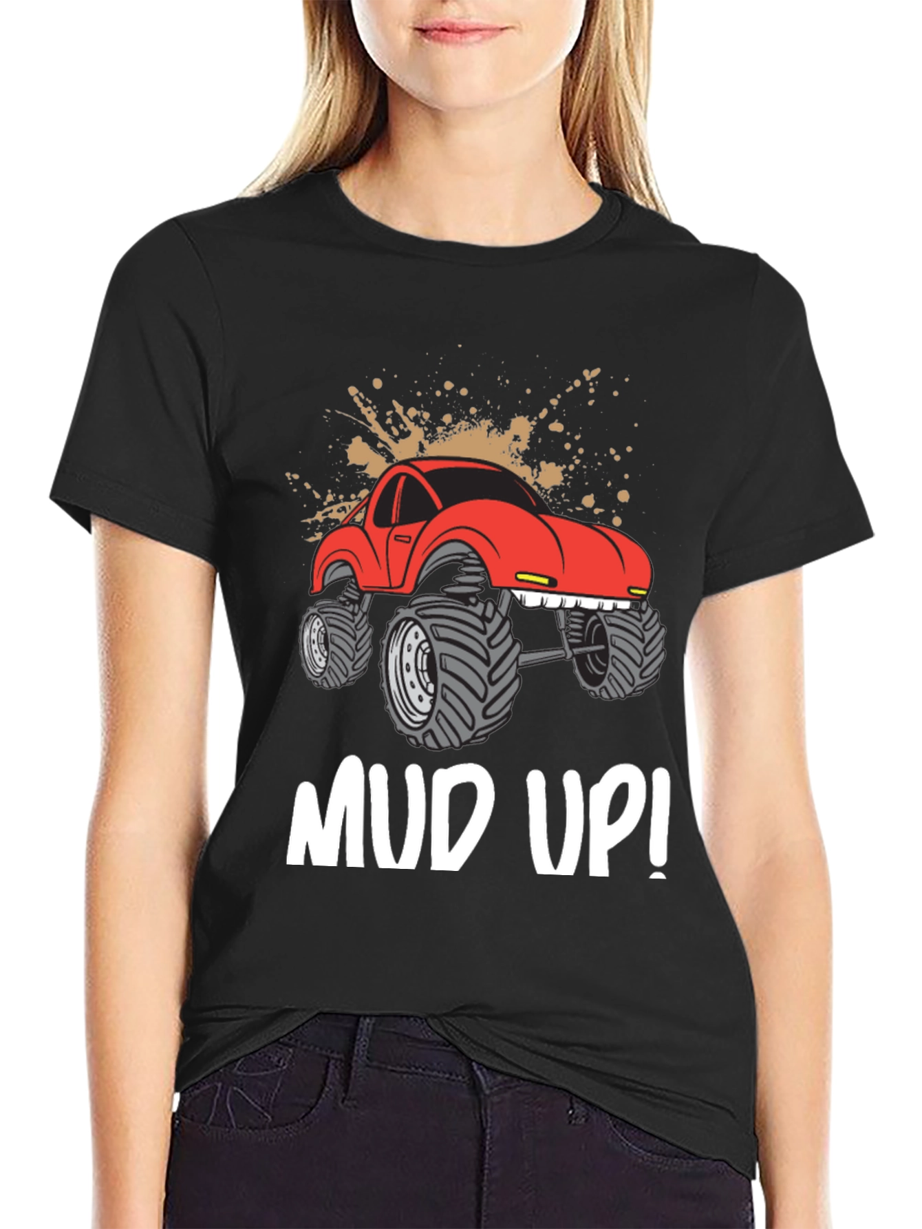 Mud Up! Monster Truck Graphic Tee