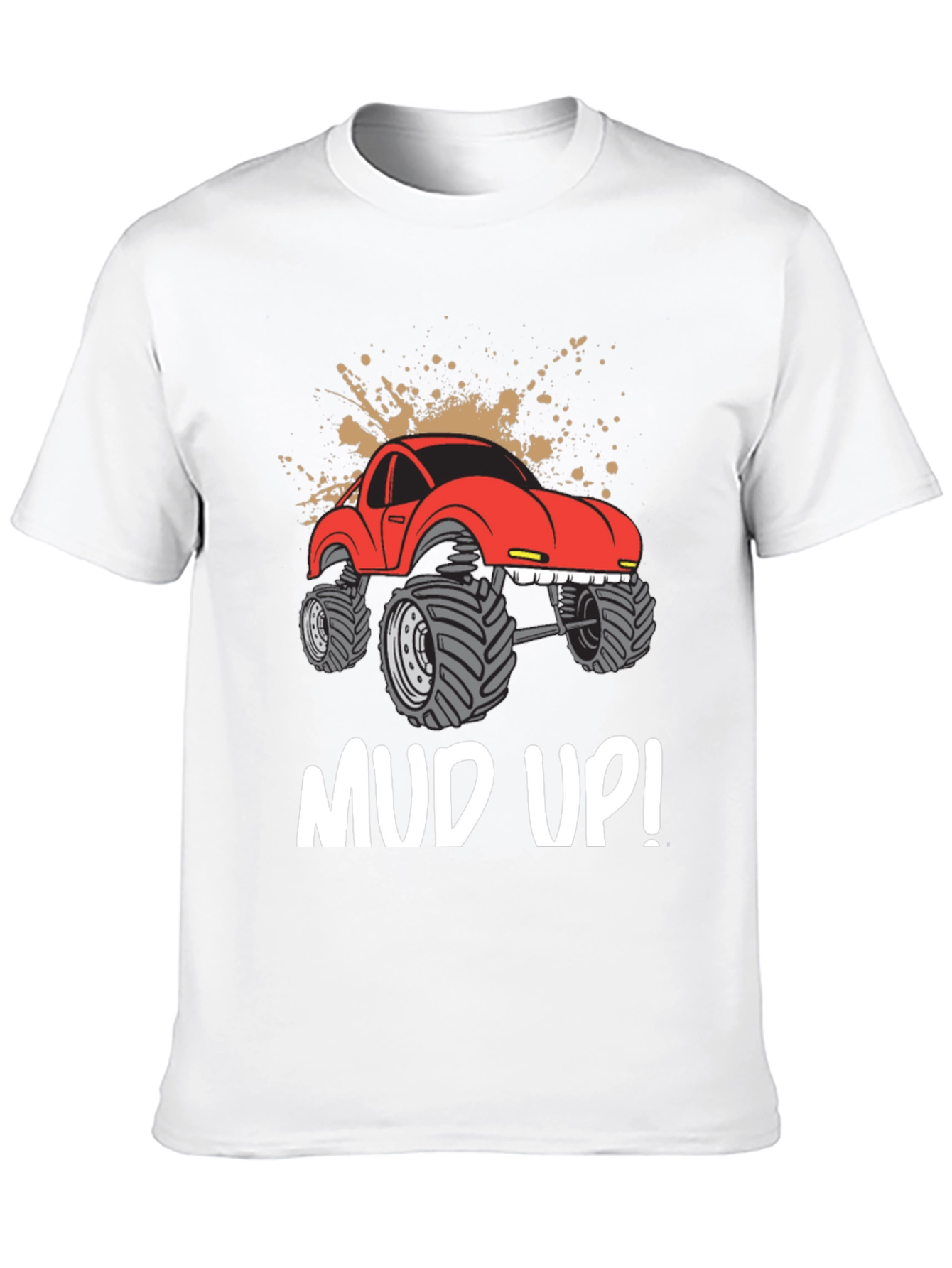 Mud Up! Monster Truck Graphic Tee