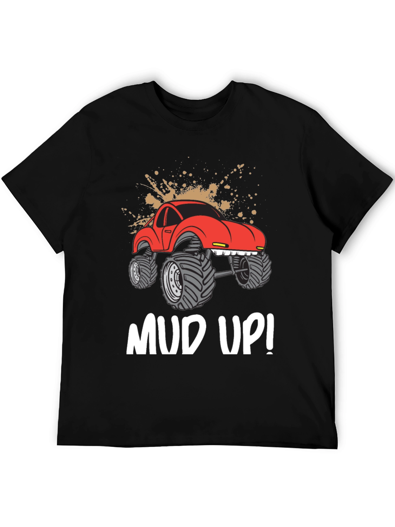 Mud Up! Monster Truck Graphic Tee