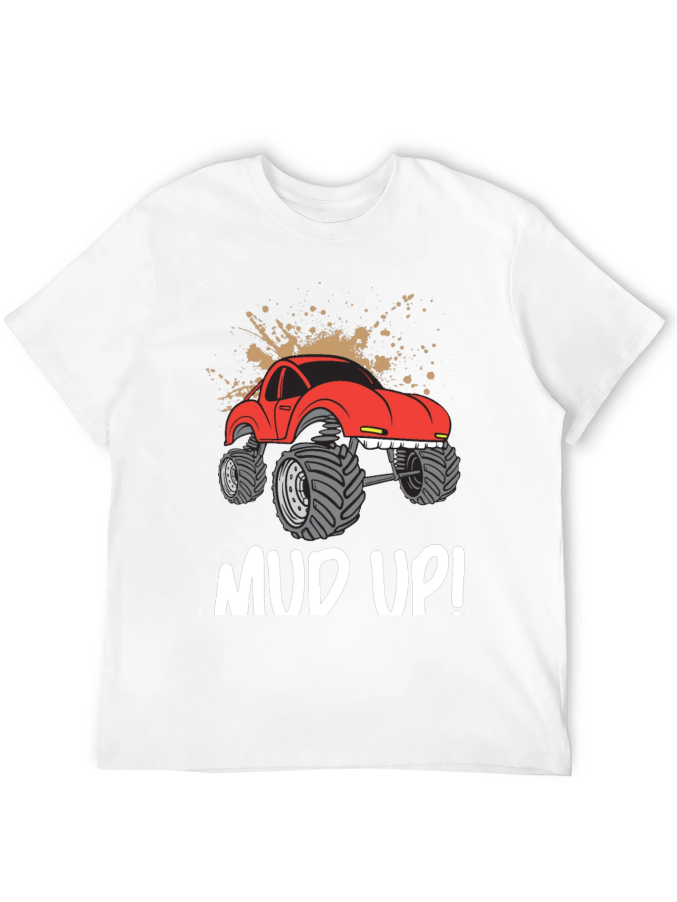 Mud Up! Monster Truck Graphic Tee
