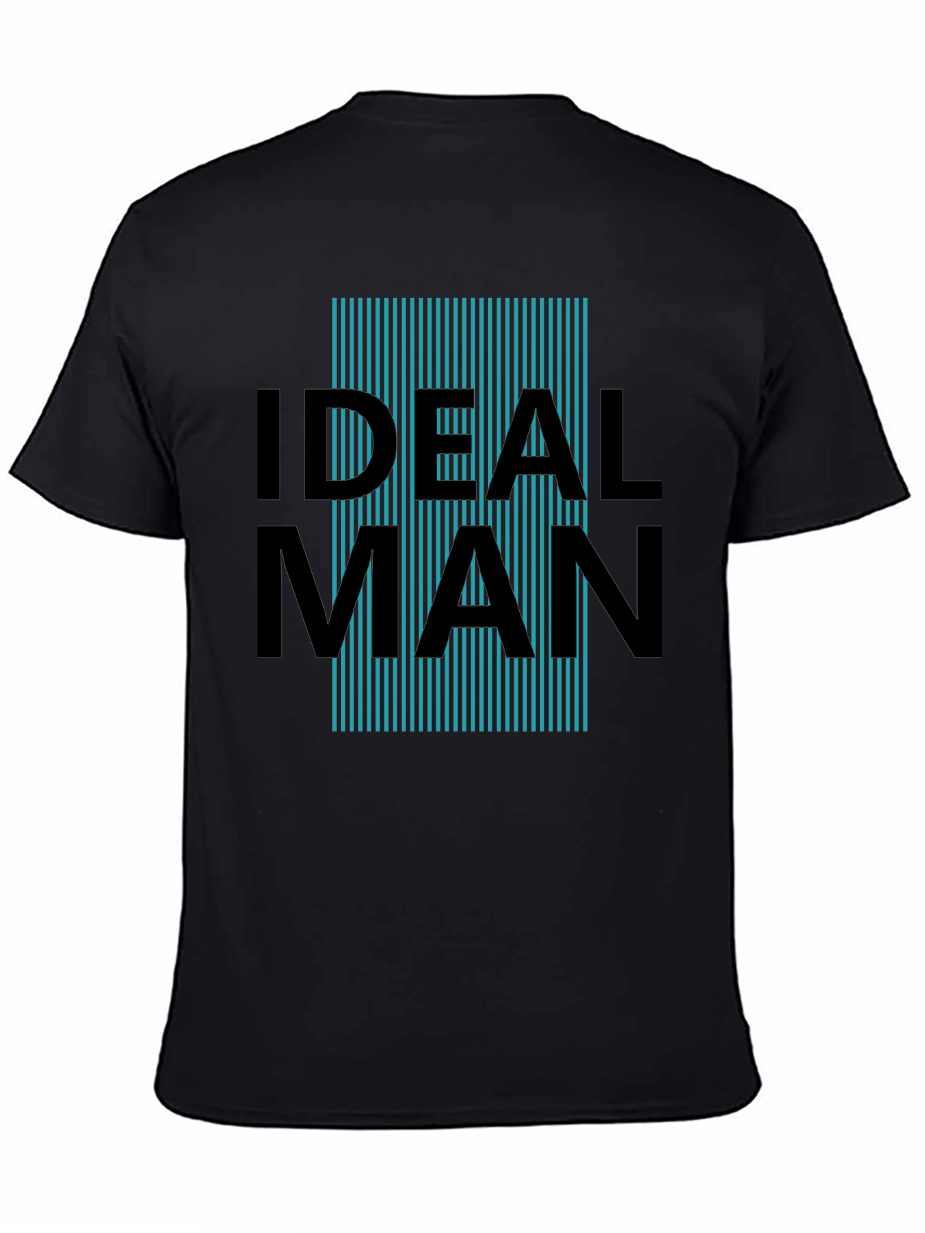 Ideal Man Graphic Print T-Shirt - Black