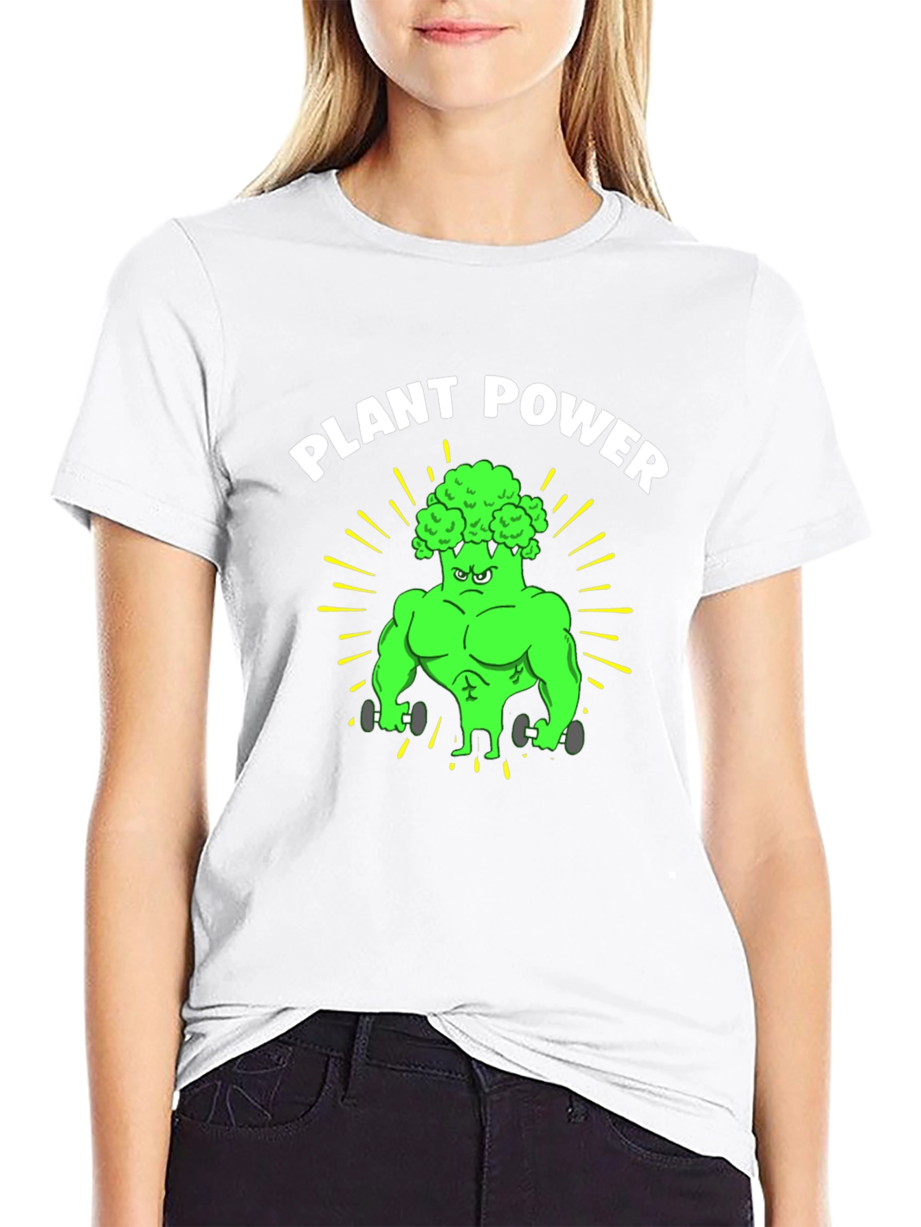 Plant Power Broccoli Gym T-Shirt