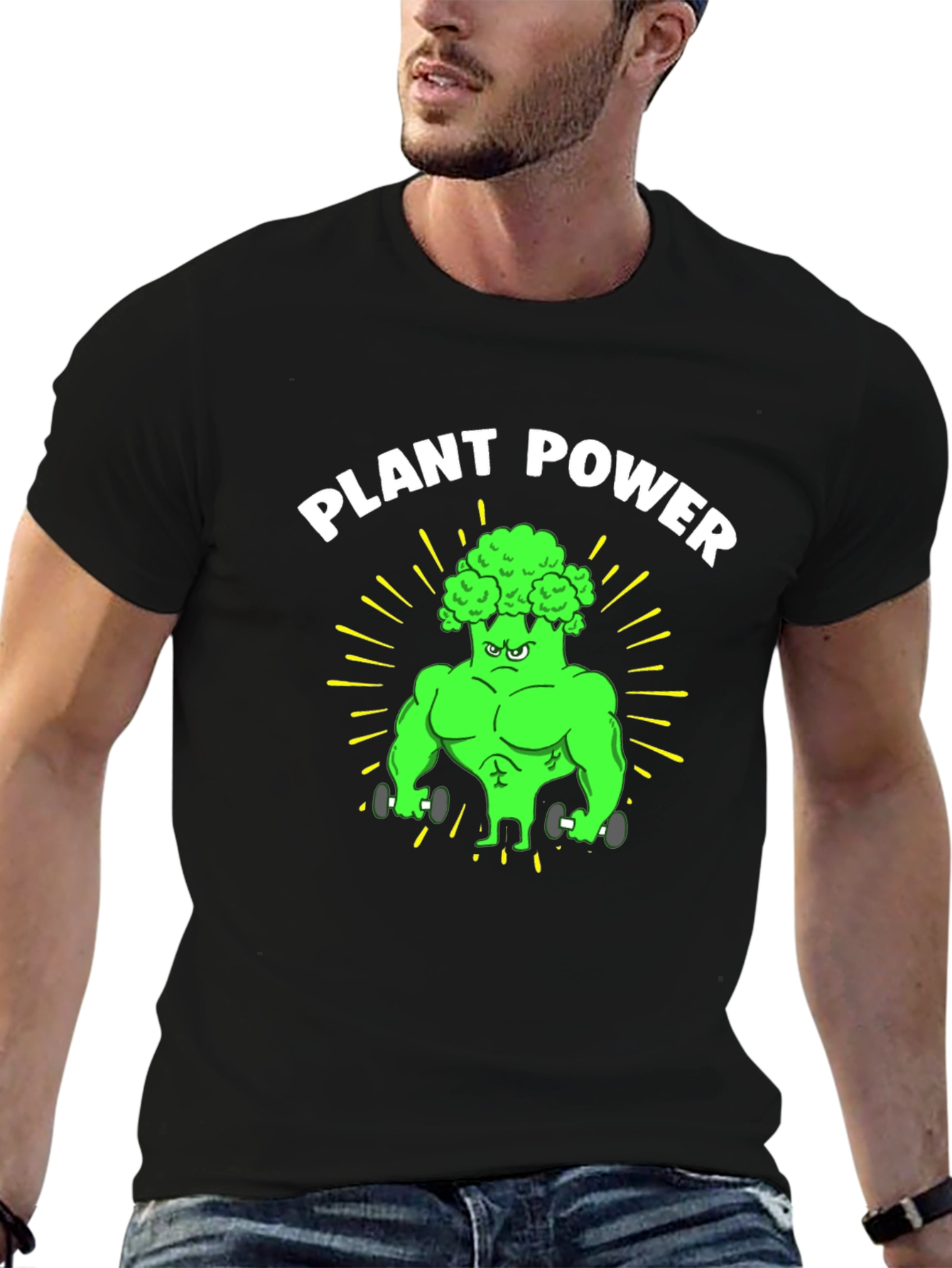 Plant Power Broccoli Gym T-Shirt