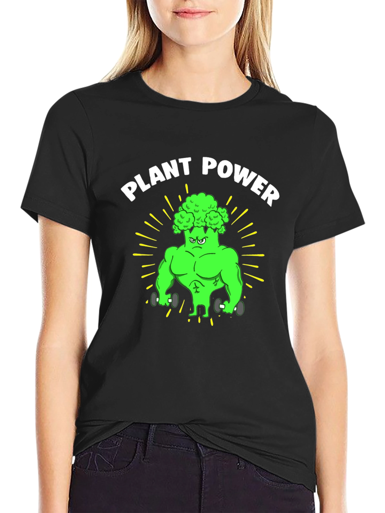 Plant Power Broccoli Gym T-Shirt