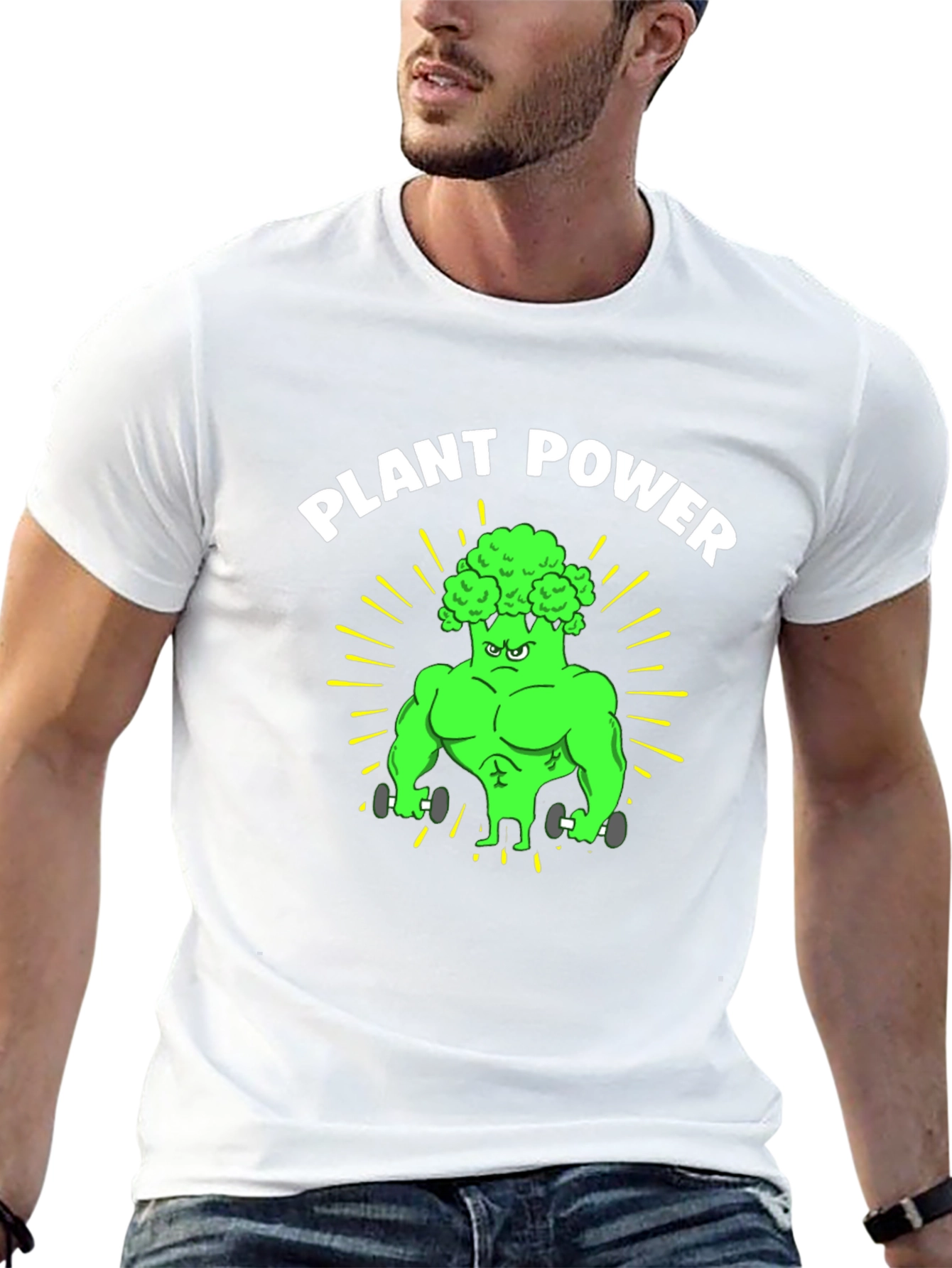 Plant Power Broccoli Gym T-Shirt