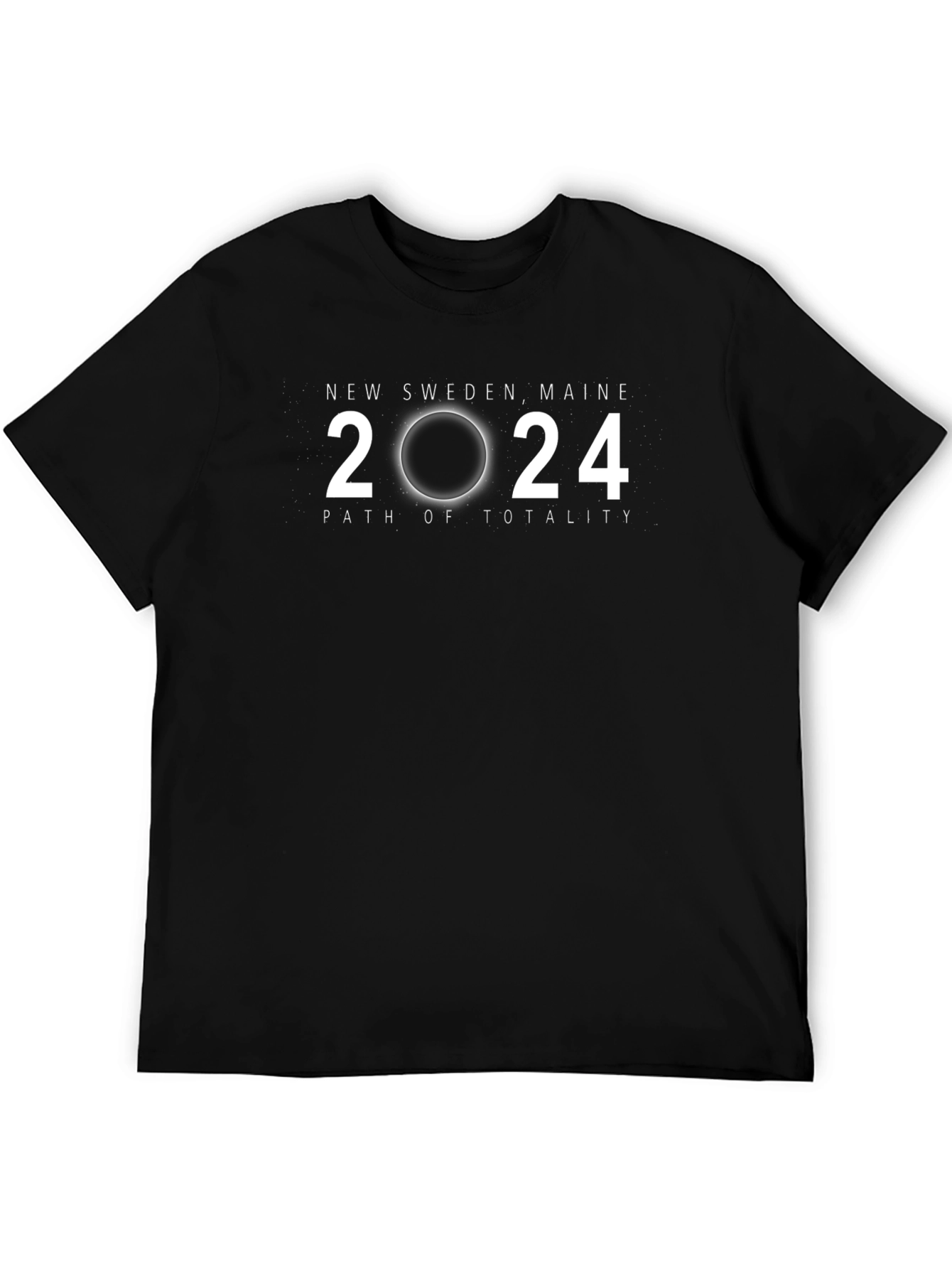 New Sweden Maine 2024 Path of Totality Eclipse T-Shirt