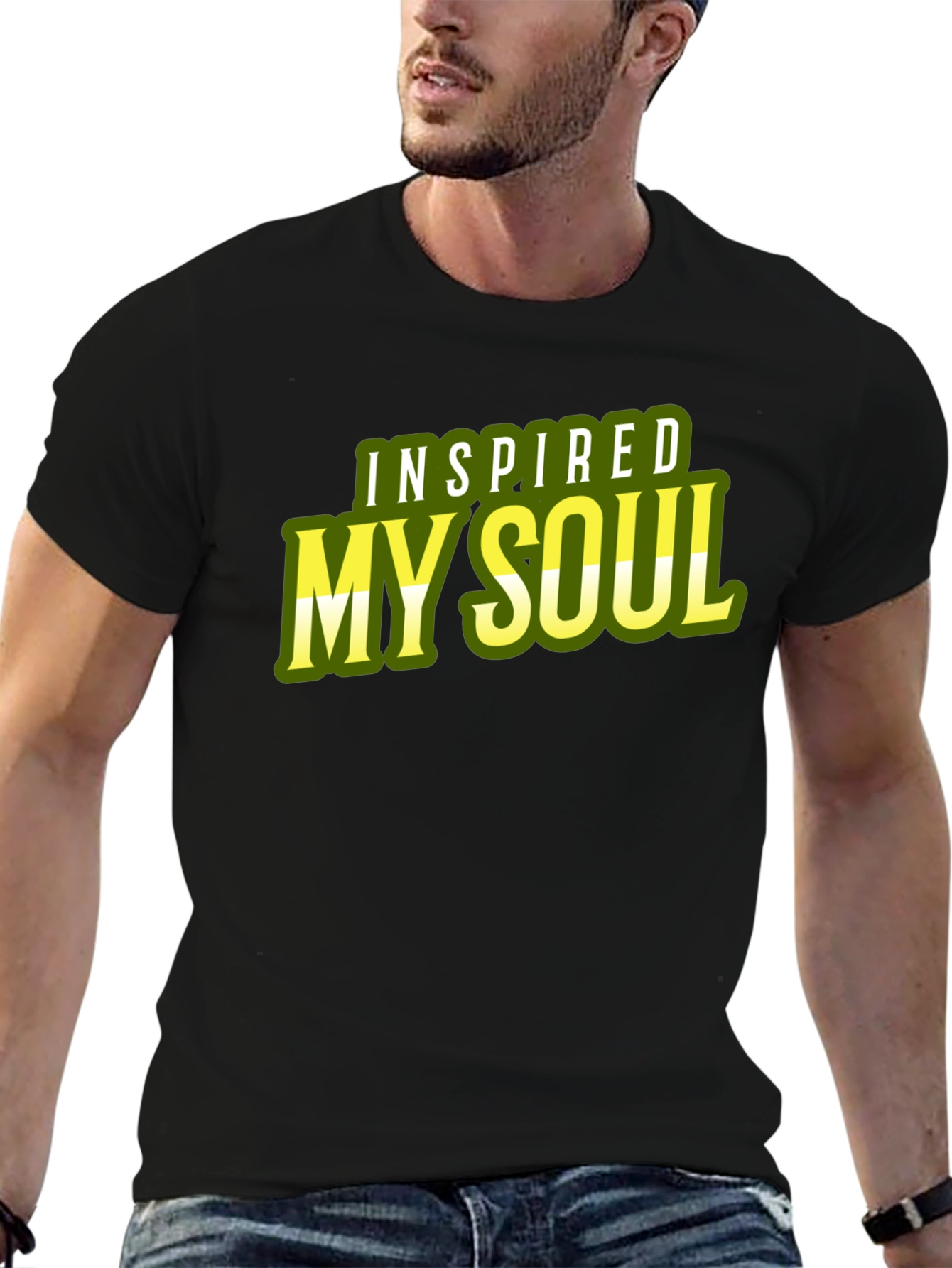 Inspired My Soul Black Graphic Tee