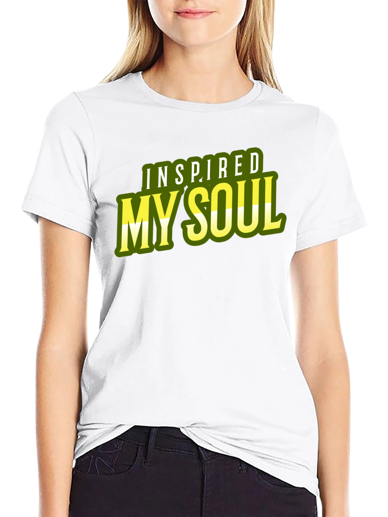 Inspired My Soul Black Graphic Tee