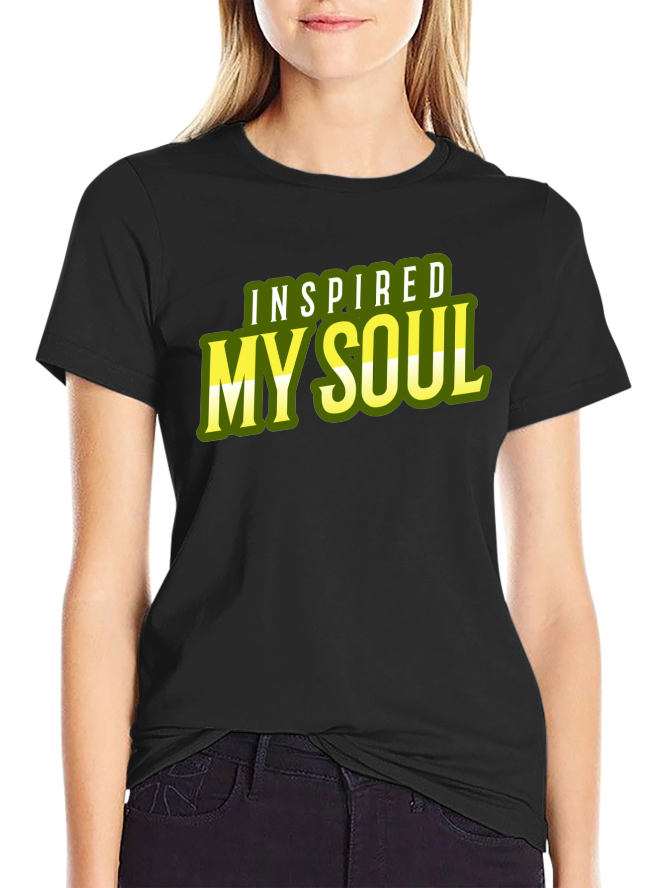 Inspired My Soul Black Graphic Tee