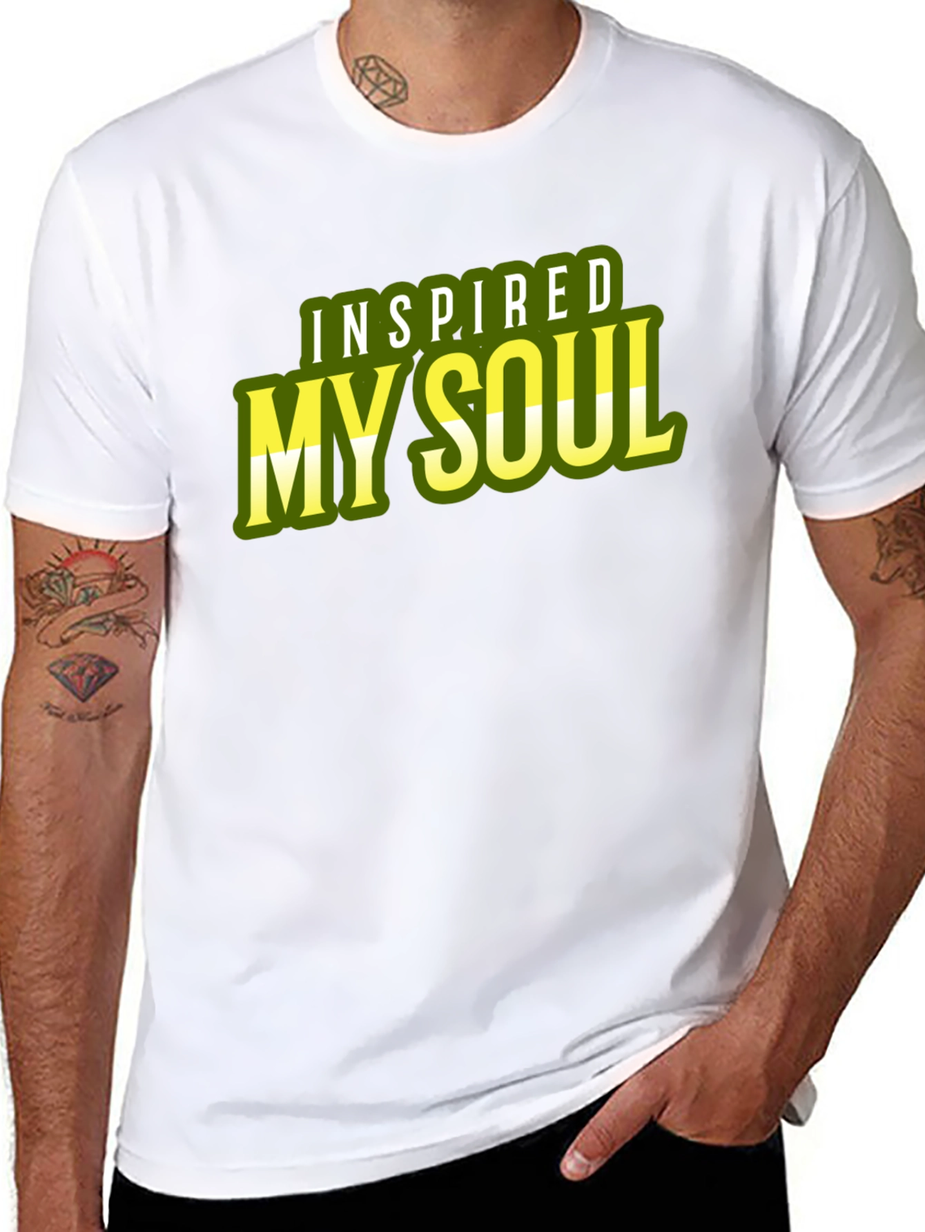 Inspired My Soul Black Graphic Tee