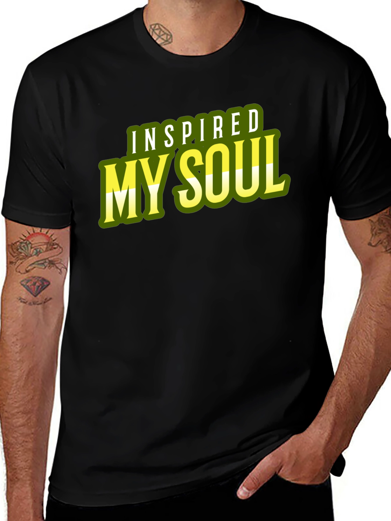 Inspired My Soul Black Graphic Tee