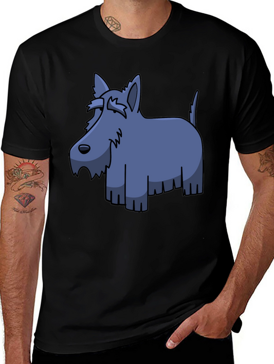Cute Cartoon Dog Graphic T-Shirt