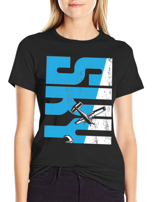 Airplane Sky Graphic T-Shirt