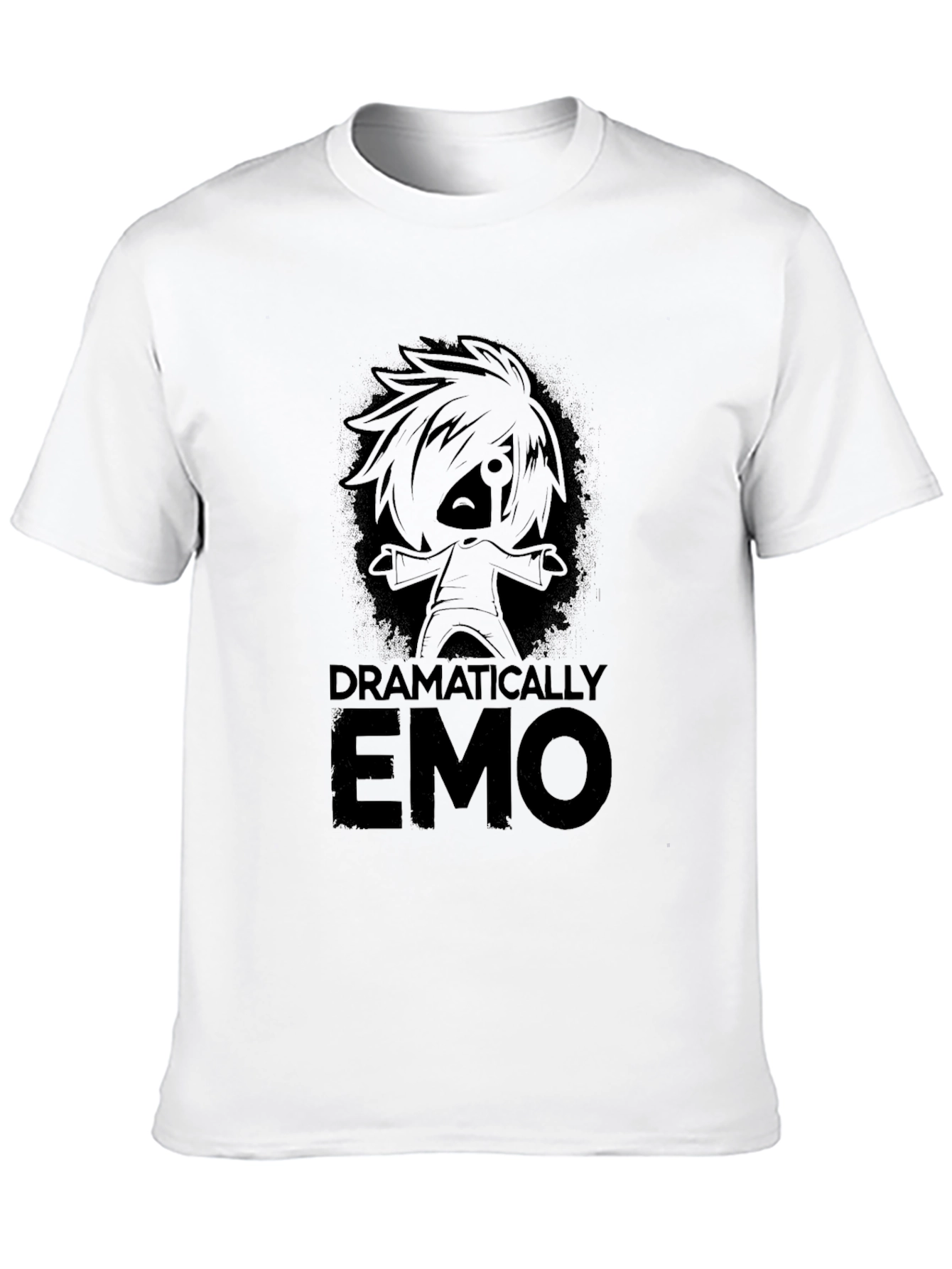 Dramatically Emo Black T-Shirt