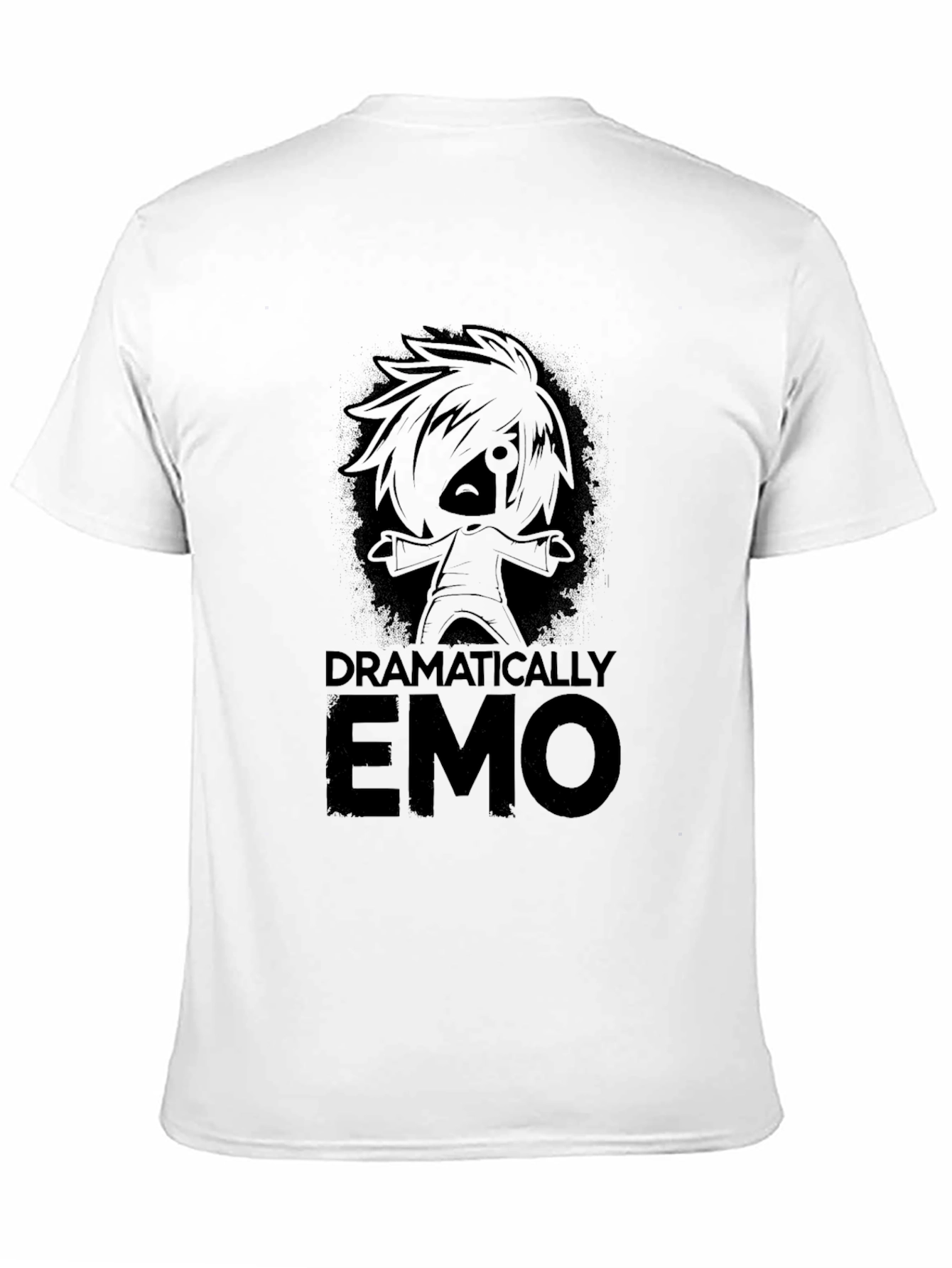 Dramatically Emo Black T-Shirt