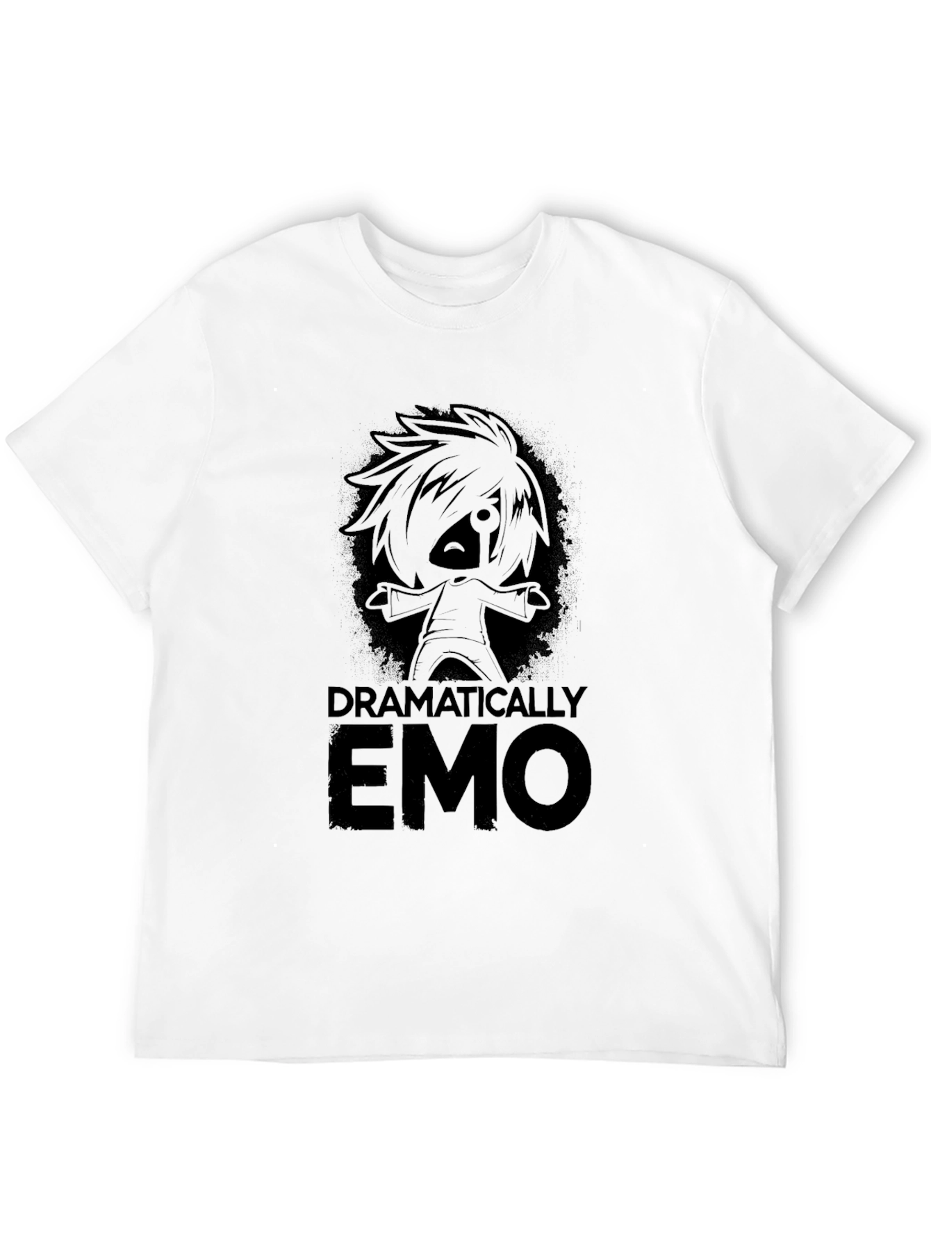 Dramatically Emo Black T-Shirt