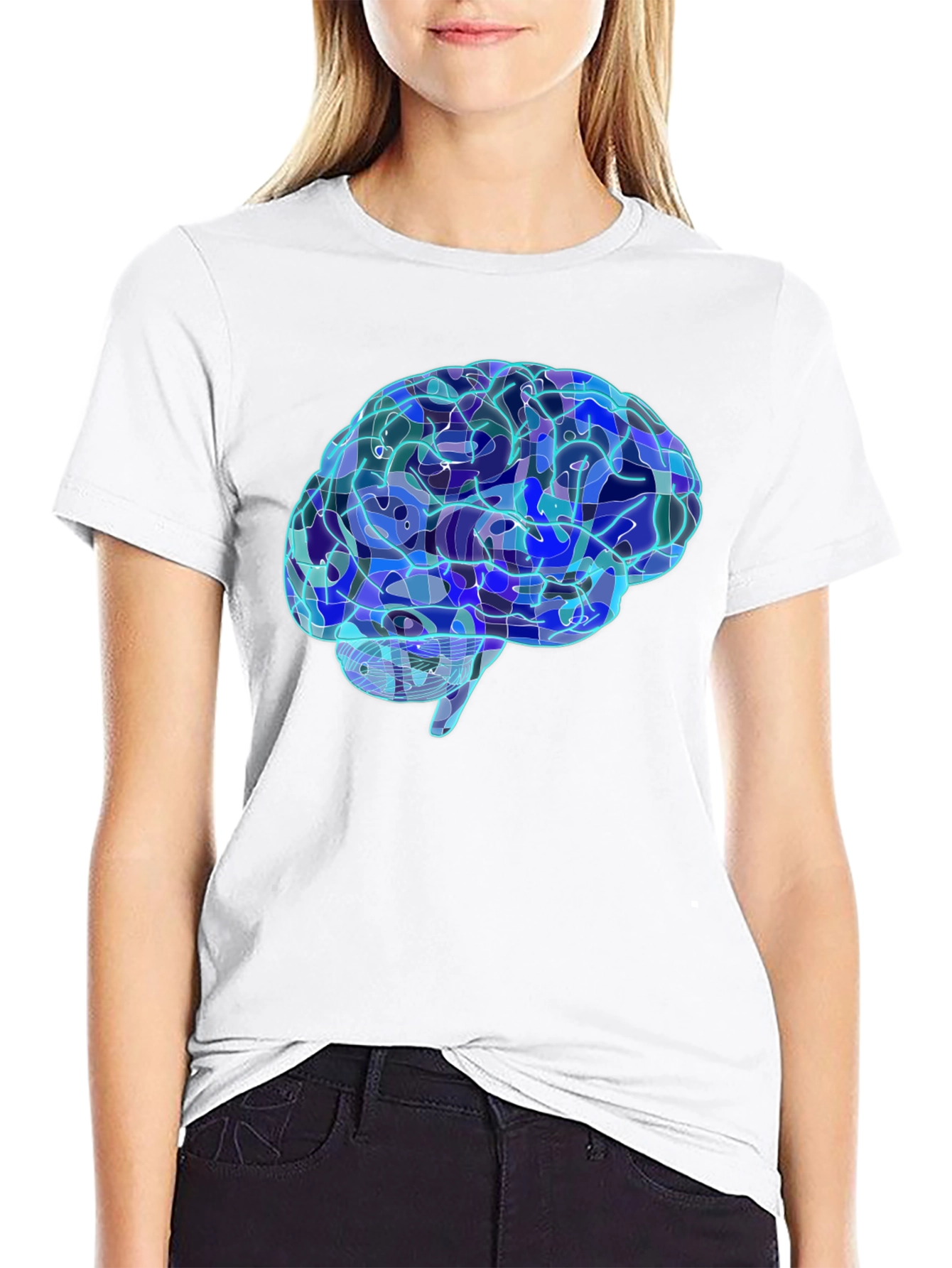 Brain Graphic Tee - Cool Neuroscience Design
