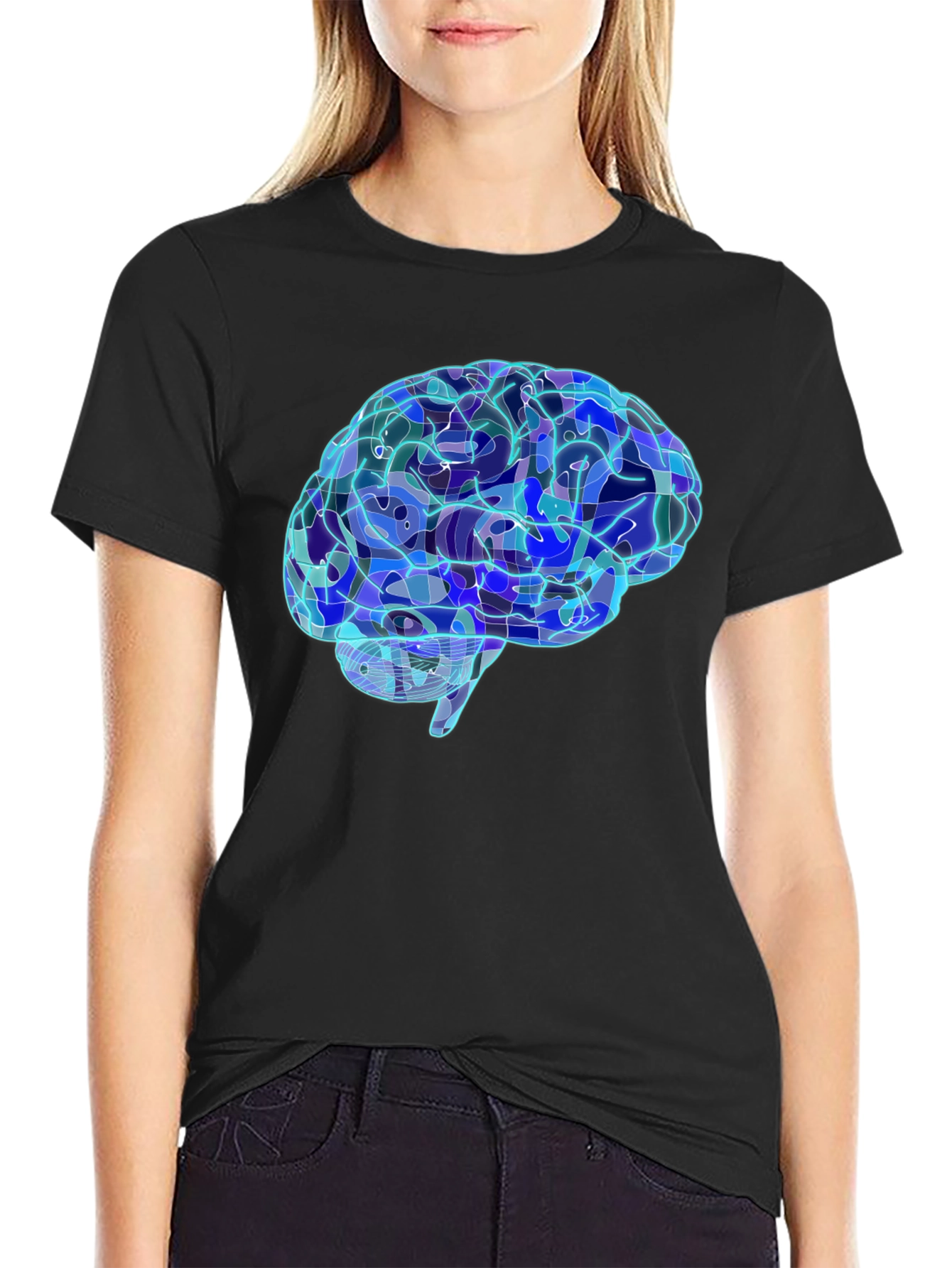 Brain Graphic Tee - Cool Neuroscience Design