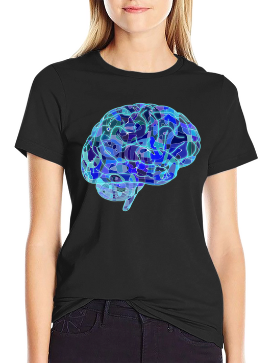 Brain Graphic Tee - Cool Neuroscience Design