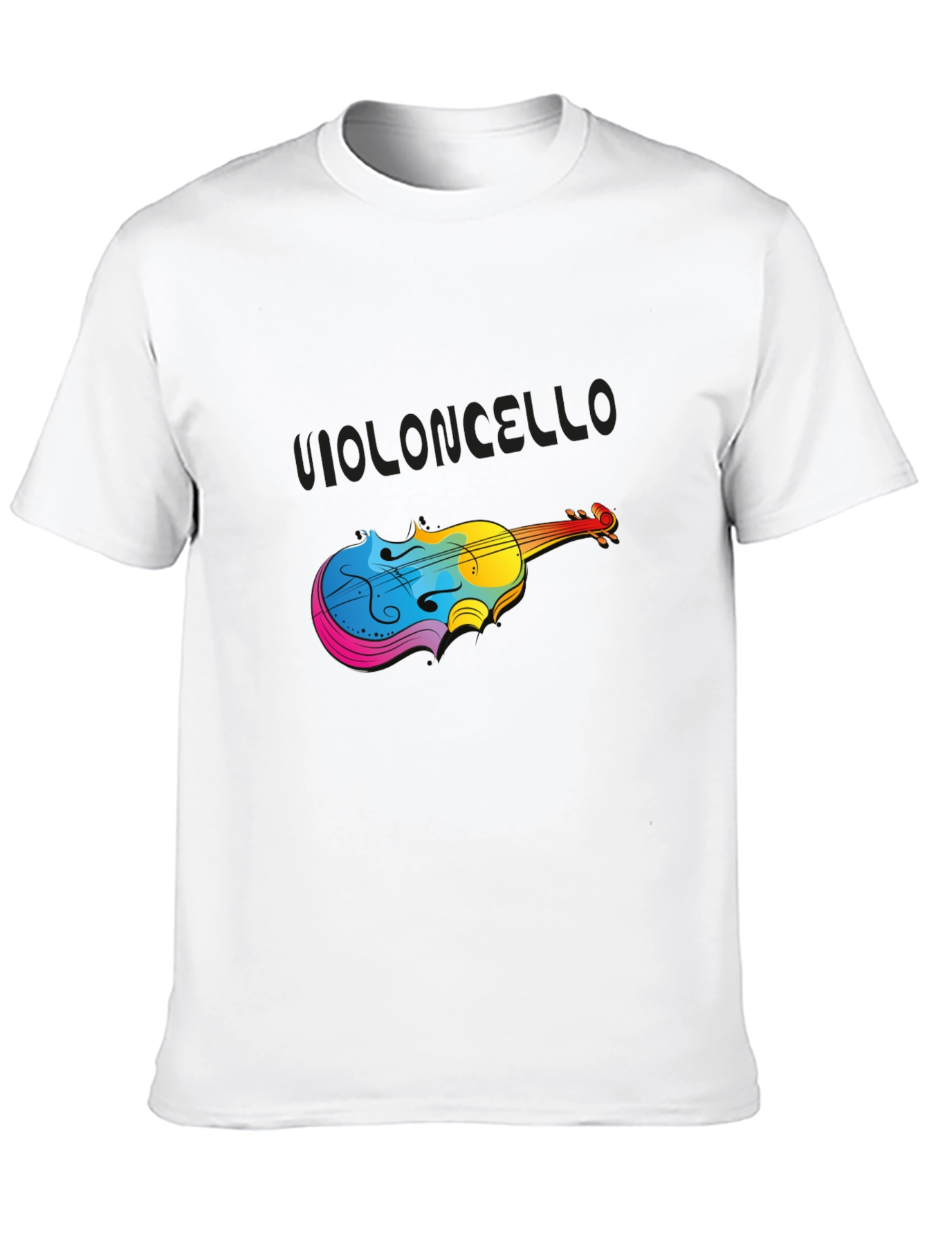 Colorful Cello Music T-Shirt