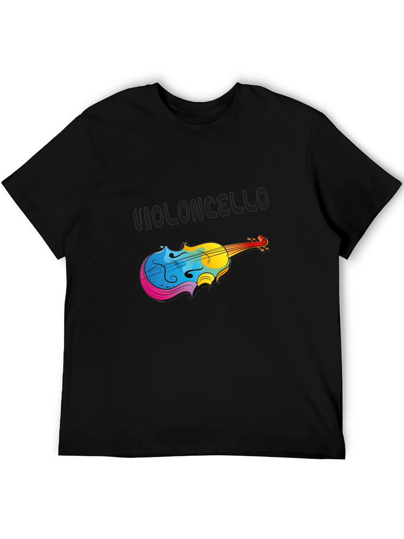 Colorful Cello Music T-Shirt
