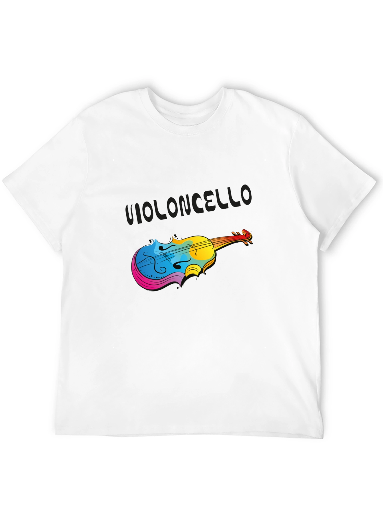 Colorful Cello Music T-Shirt