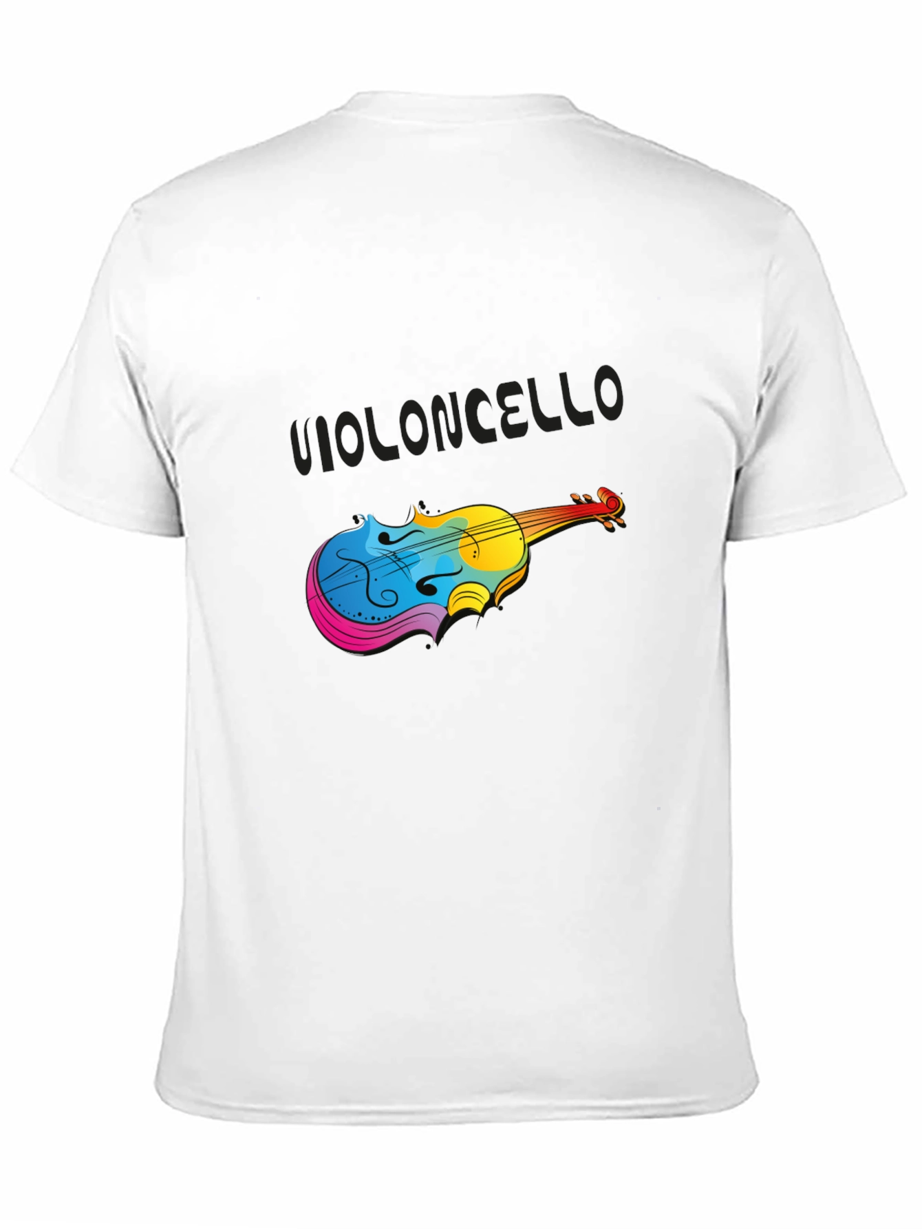 Colorful Cello Music T-Shirt