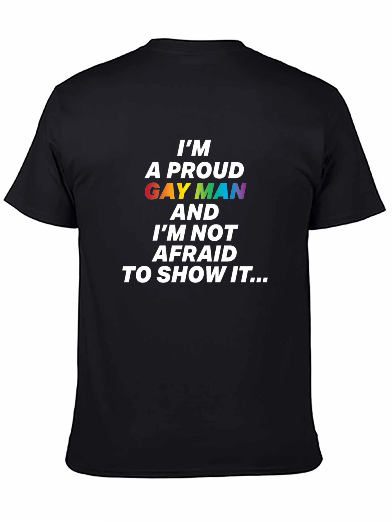 Proud Gay Man Rainbow T-Shirt