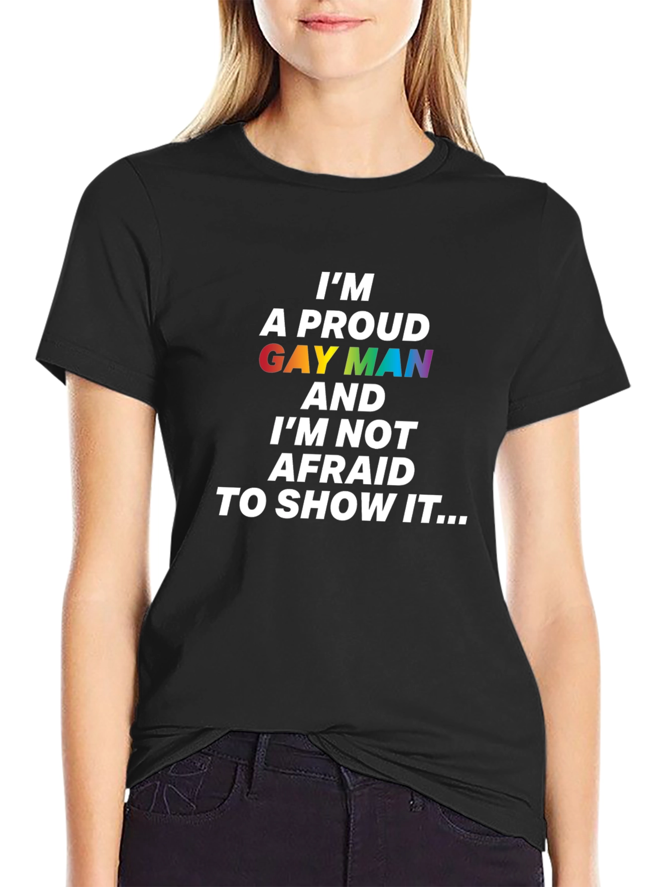 Proud Gay Man Rainbow T-Shirt
