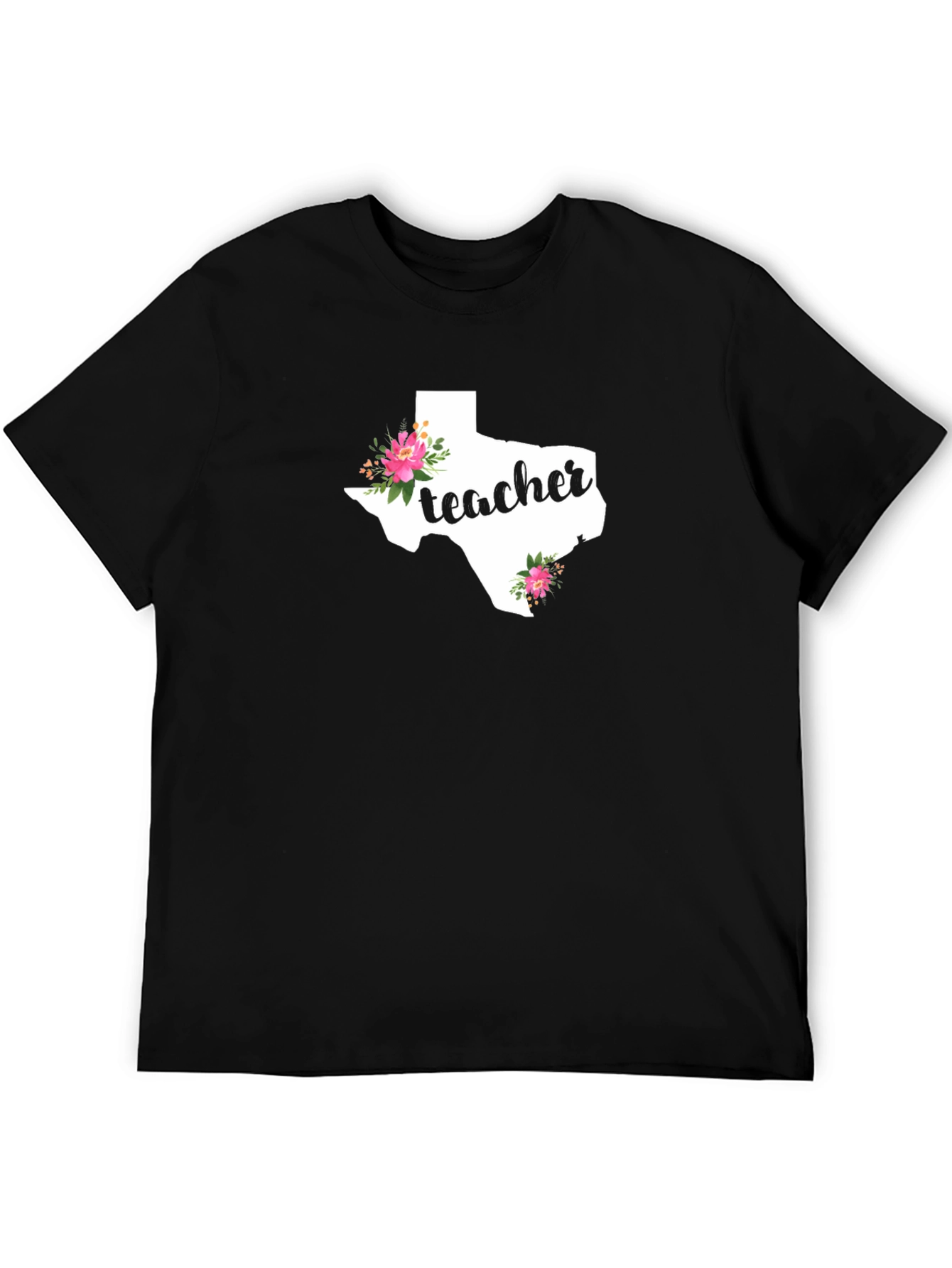 Texas Teacher Floral T-Shirt